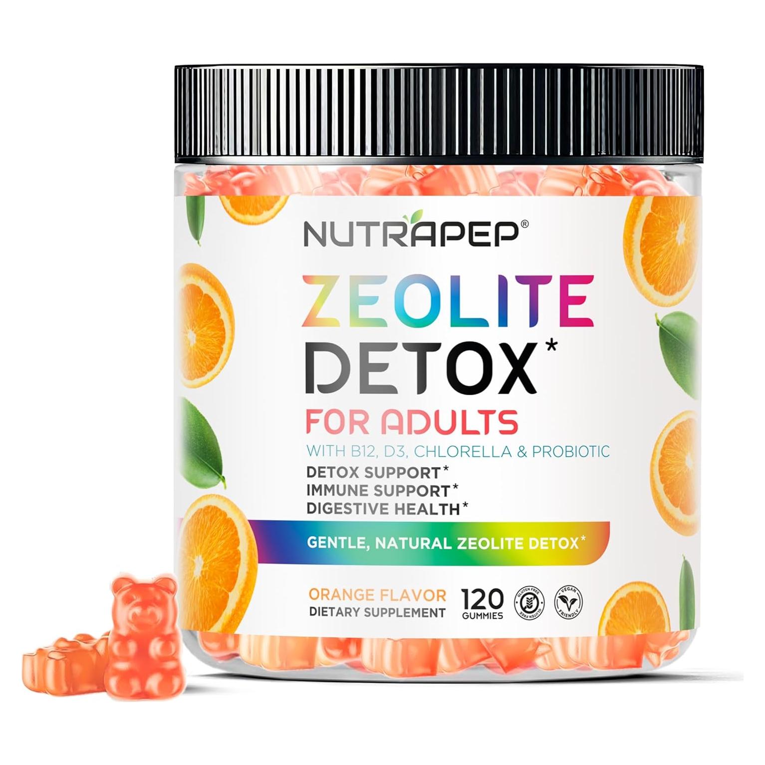 Gomitas Detox NutraPep con Zeolita y Vitaminas 120 Unidades