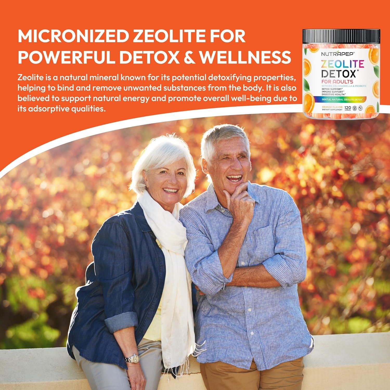 Gomitas Detox NutraPep con Zeolita y Vitaminas 120 Unidades