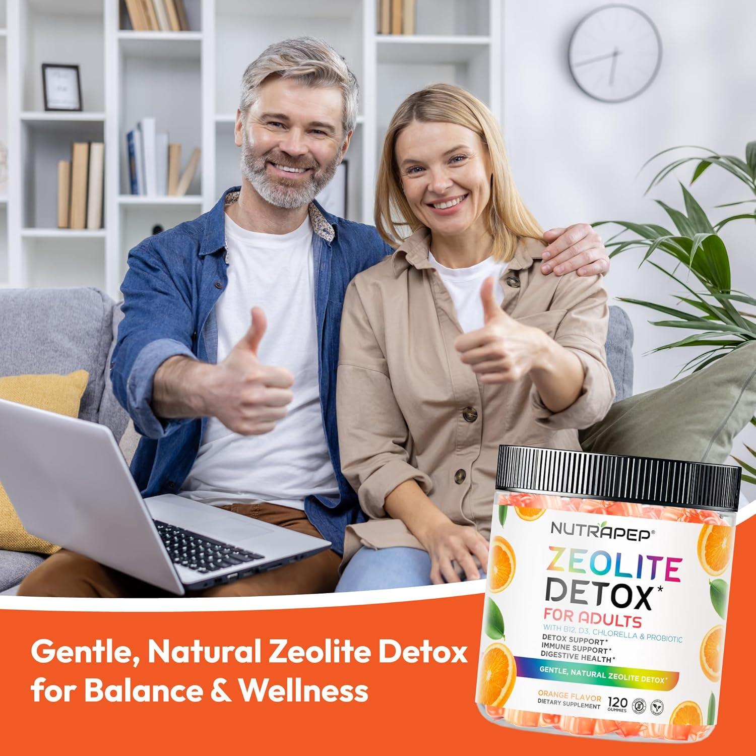 Gomitas Detox NutraPep con Zeolita y Vitaminas 120 Unidades