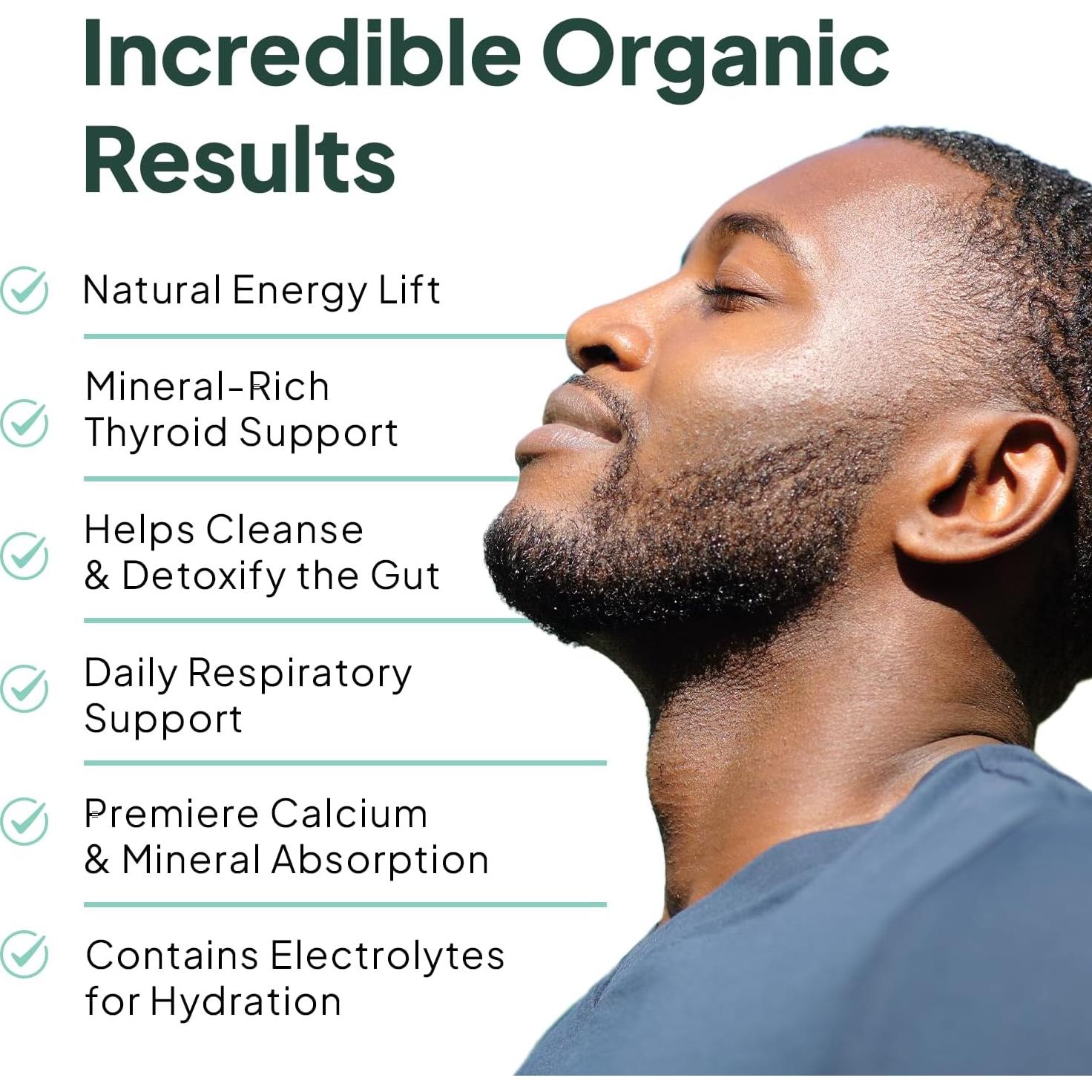 Cápsulas de Musgo Marino Orgánico 60 Unidades - Organics Ocean