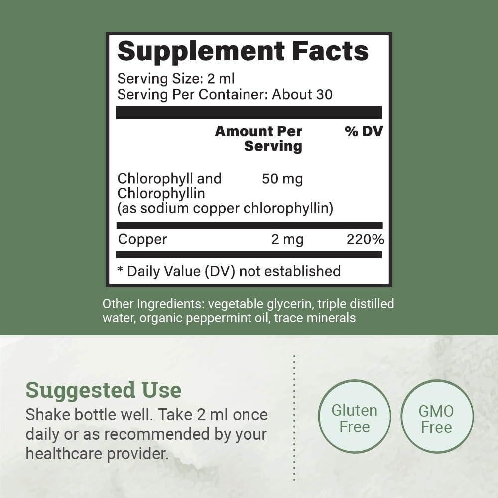 Clorofila Líquida Earth Harmony 1 mL - Detox y Olor Corporal