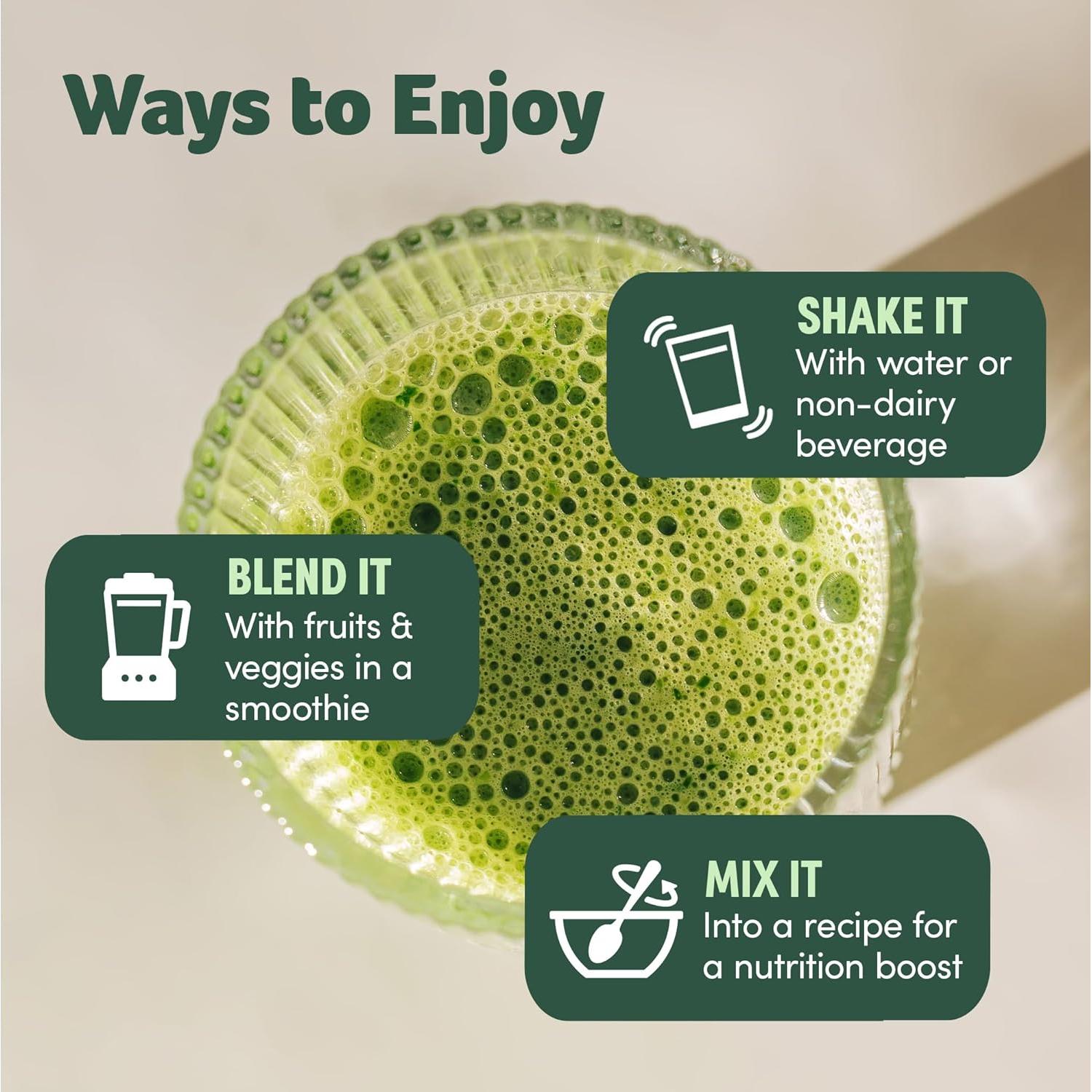 Batido en Polvo Verde Orgánico Purely Inspired 241g - Vegano