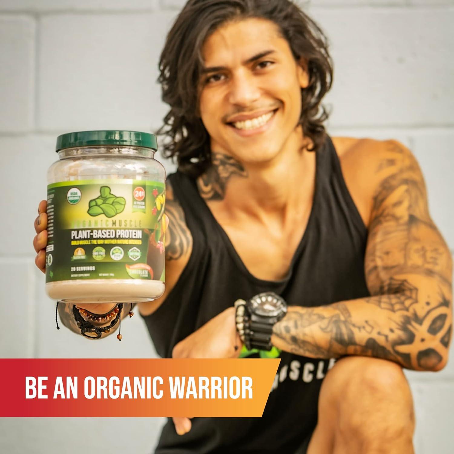 Polvo de Superalimento Orgánico Muscle Organic 270g - Verdes Cítricos