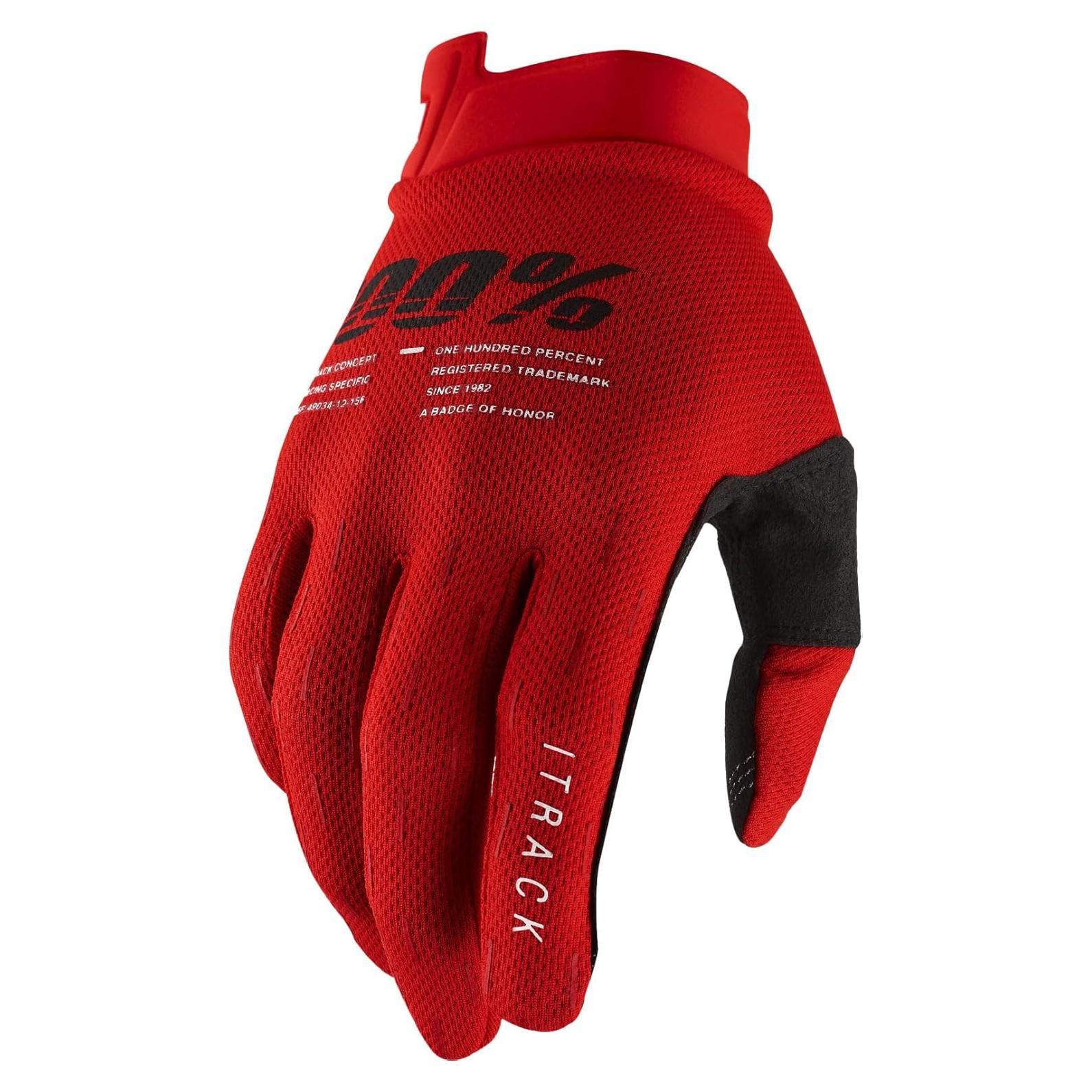 Guantes de Motocross 100% ITRACK Aqua - Protección Ligera