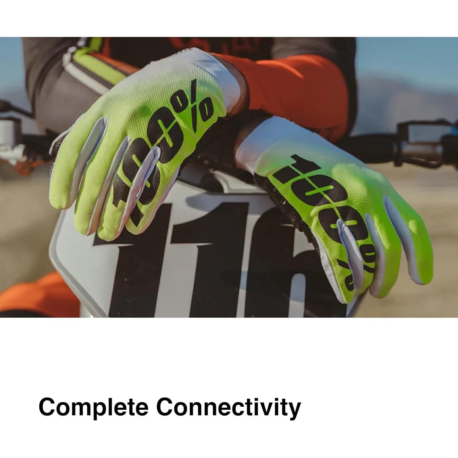 Guantes ITRACK 100% Aqua Talla Pequeña para Motocicleta