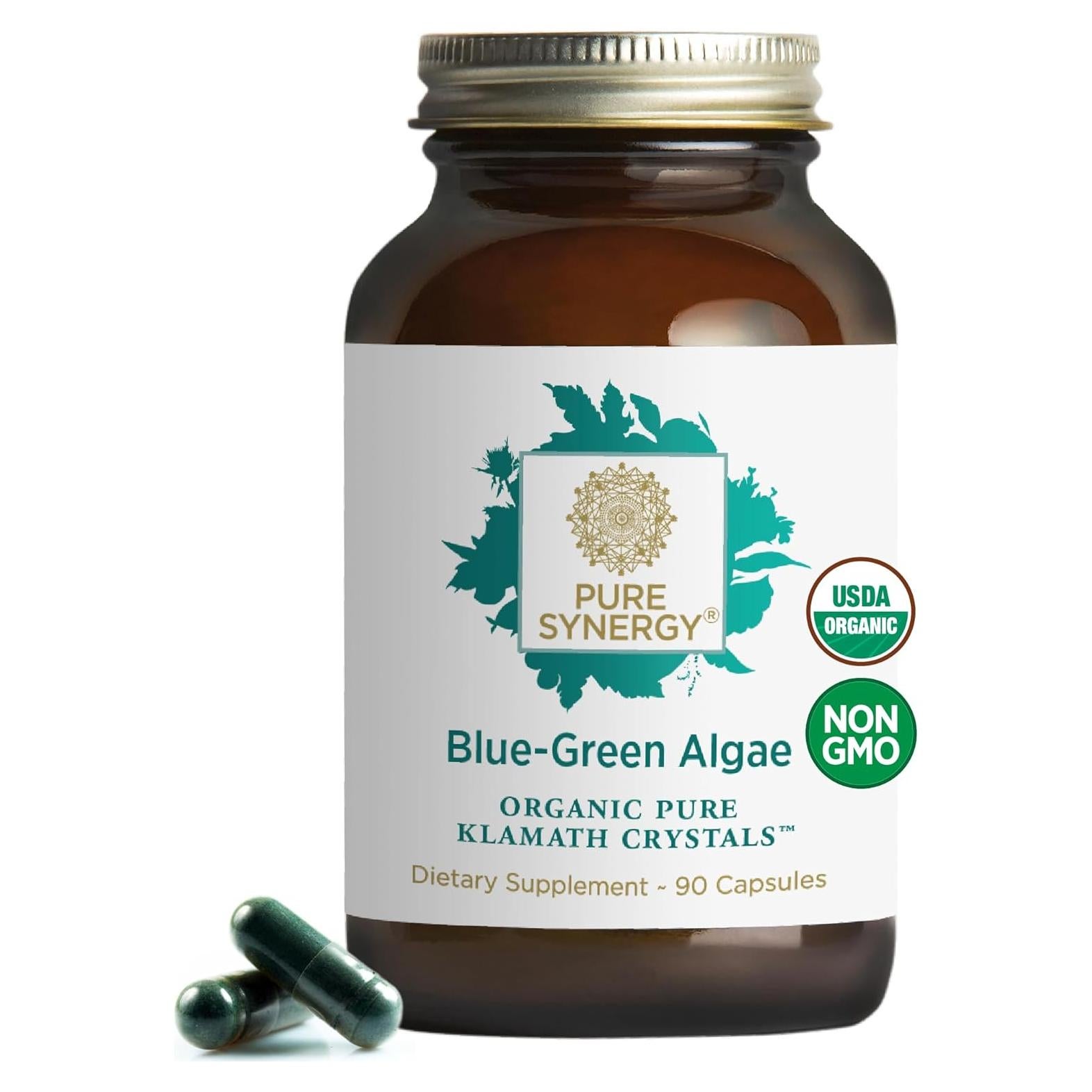 Cápsulas de Algas Azul-Verde PURE SYNERGY 90 Unidades