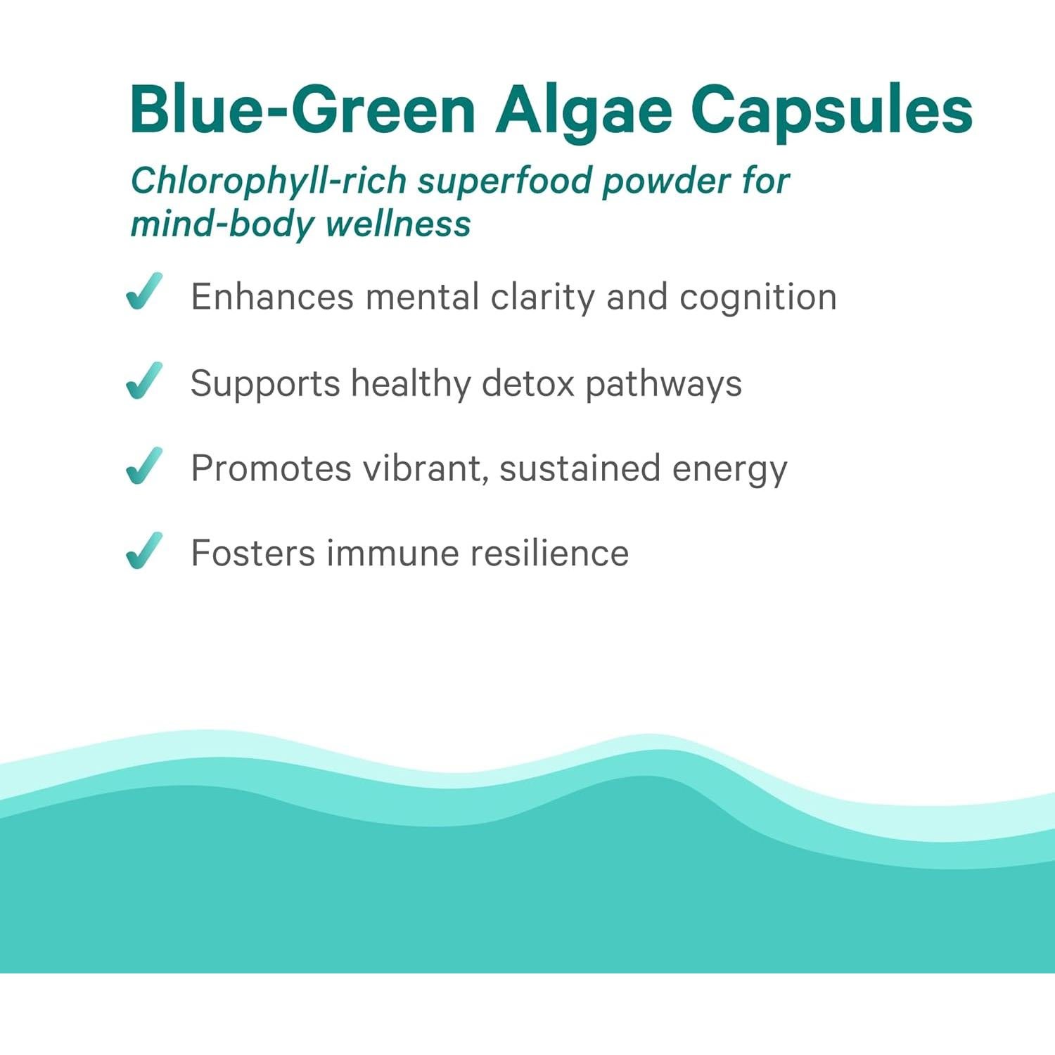 Cápsulas de Algas Azul-Verde PURE SYNERGY 90 Unidades