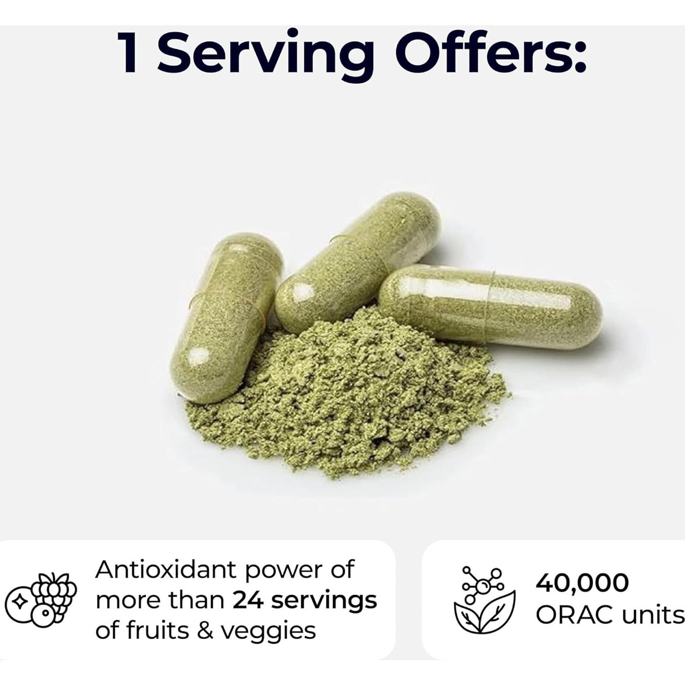 Cápsulas de Superalimentos Hierbas del Paraíso 120 Unidades