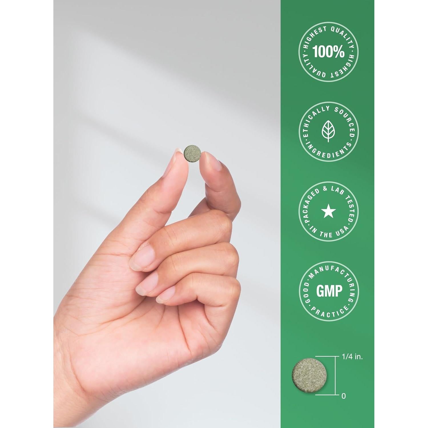 Píldoras de Clorofila Horbaach 300 Tabletas Masticables Menta