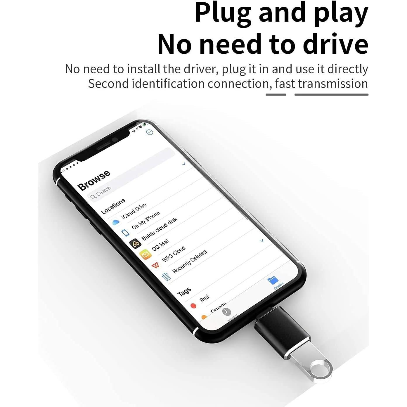 Adaptador Lightning a USB 3.0 Hembra esbeecables OTG