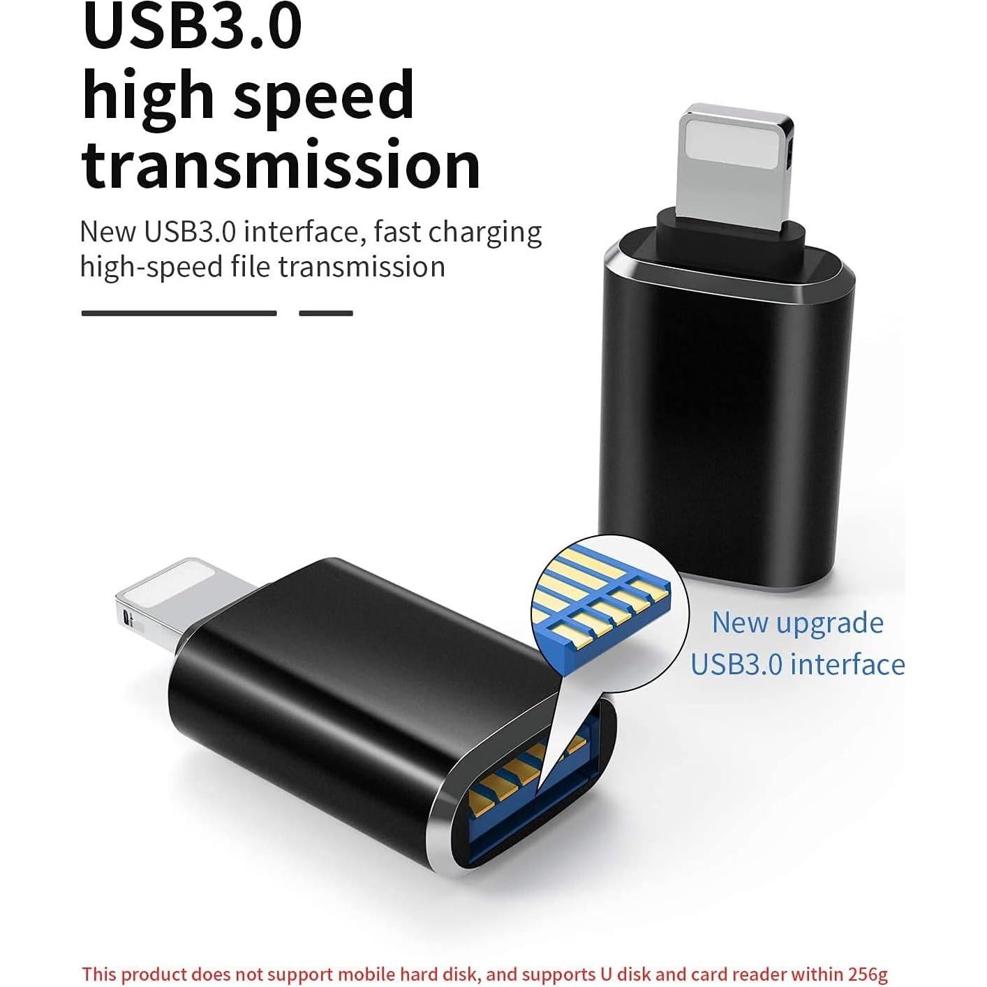 Adaptador Lightning a USB 3.0 Hembra esbeecables OTG