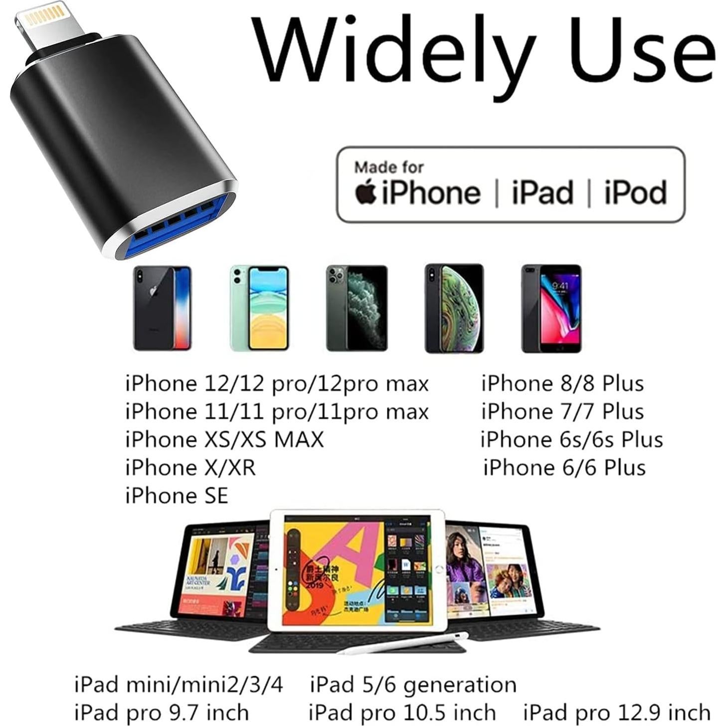 Adaptador Lightning a USB 3.0 Hembra esbeecables OTG