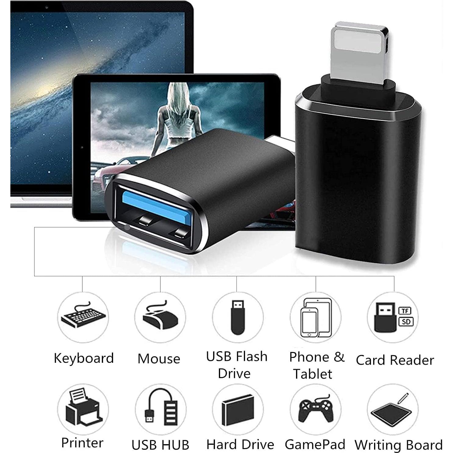 Adaptador Lightning a USB 3.0 Hembra esbeecables OTG