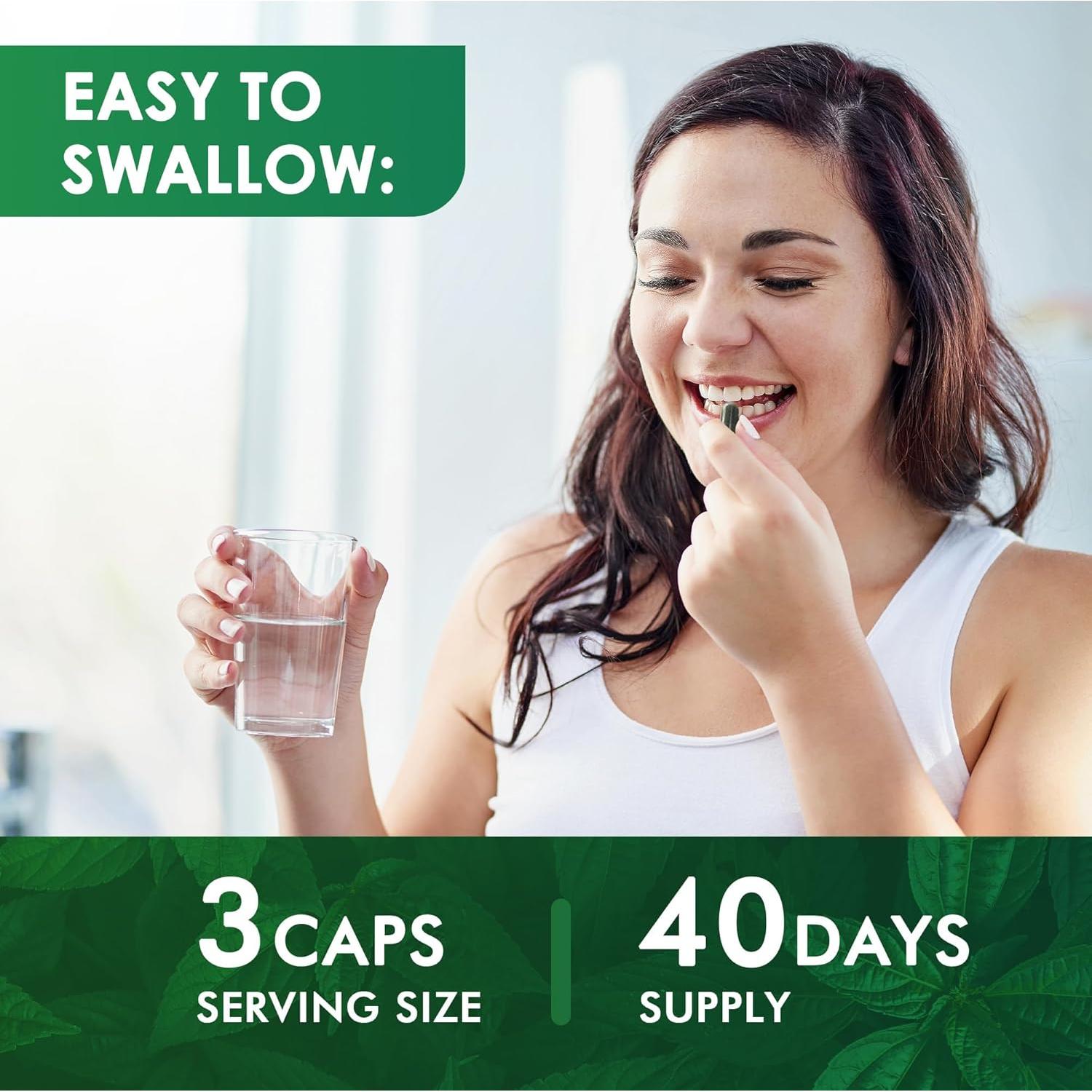 Cápsulas de Clorofila 1500mg QIN SHAN TANG - 120 Veganas