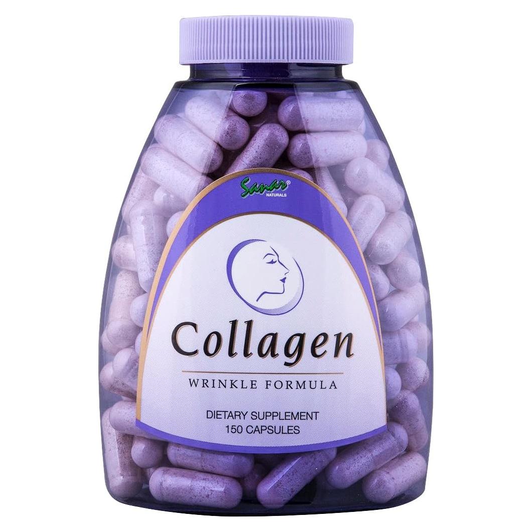 Píldoras de colágeno Sanar Naturals 150 cápsulas - Fórmula antiarrugas
