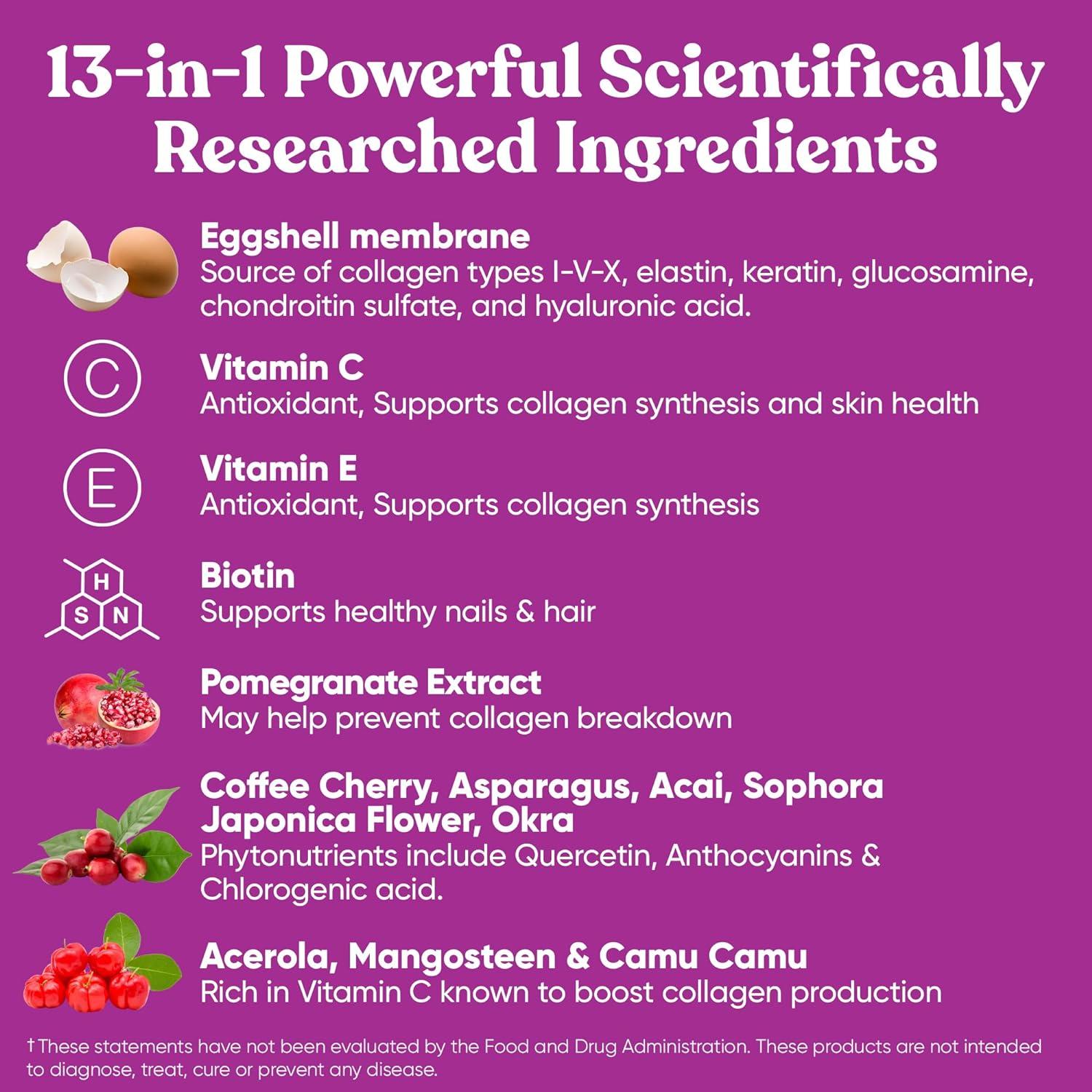 Píldoras de colágeno vegetariano Move & Glow - 60 cápsulas