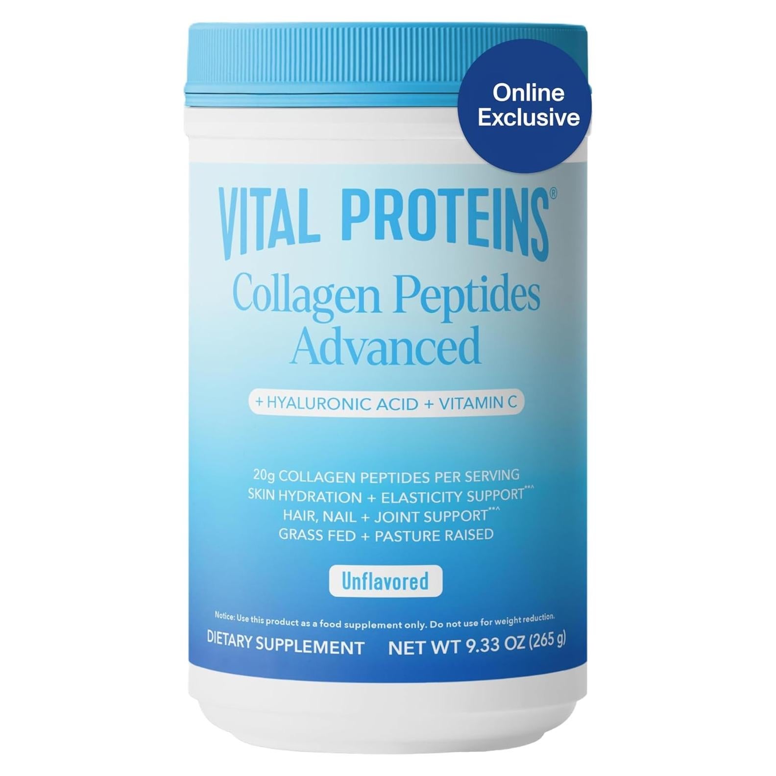 Polvo de Colágeno Vital Proteins Sin Sabor 13 Porciones