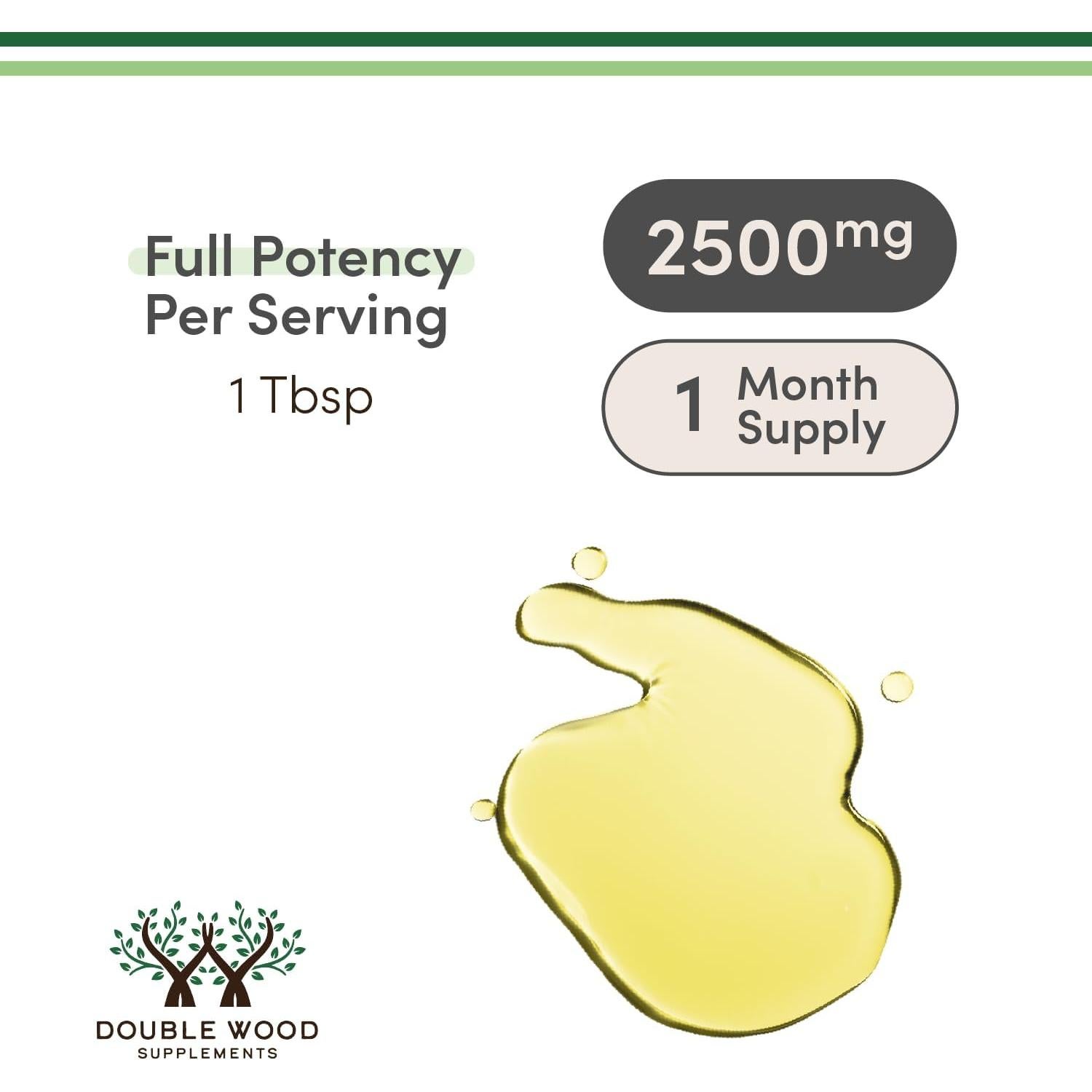 Colágeno Líquido Double Wood 2500mg - 32 Porciones Sabor Pera