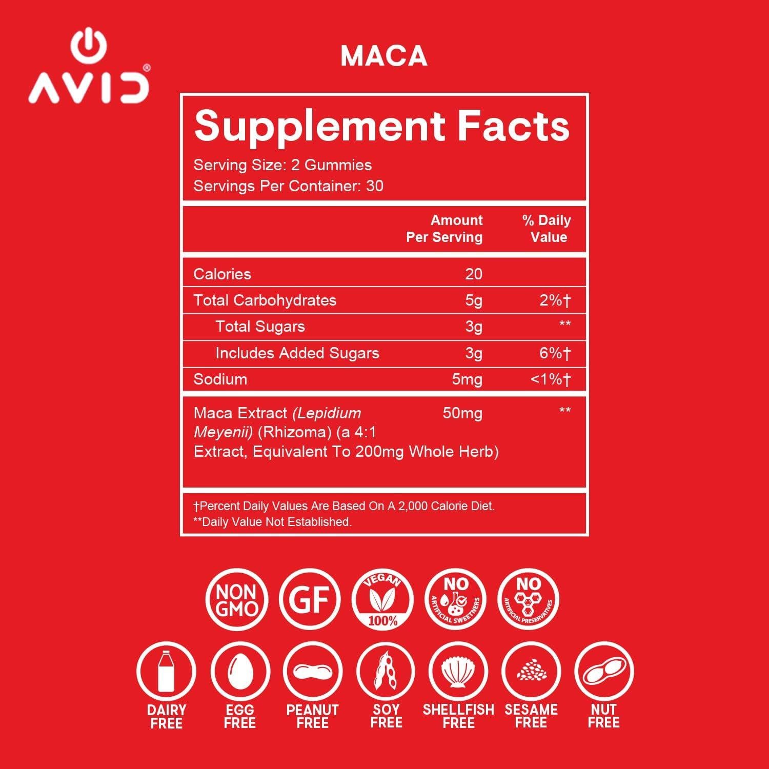 Gominolas de Maca Playboy 60 Unidades Sabor Durazno 100% Natural