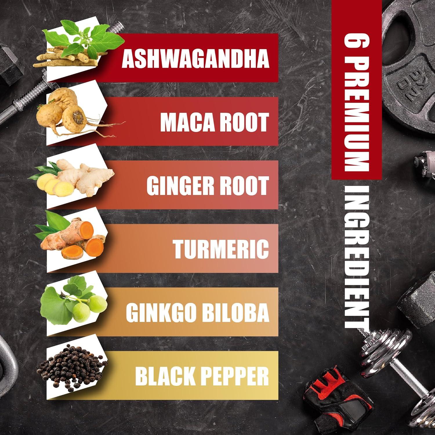 Suplemento de Raíz de Ashwagandha BMVINVOL 90 Cápsulas