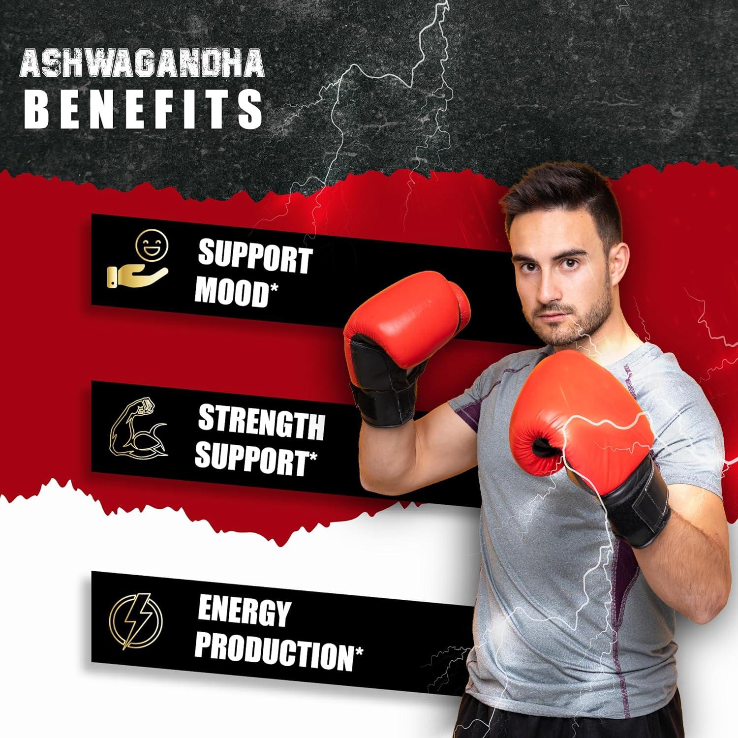 Suplemento de Raíz de Ashwagandha BMVINVOL 90 Cápsulas