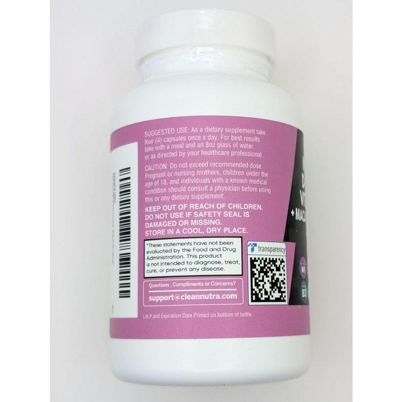 Suplemento Fertiliforce Clean Nutraceuticals 2050mg 120 Cápsulas