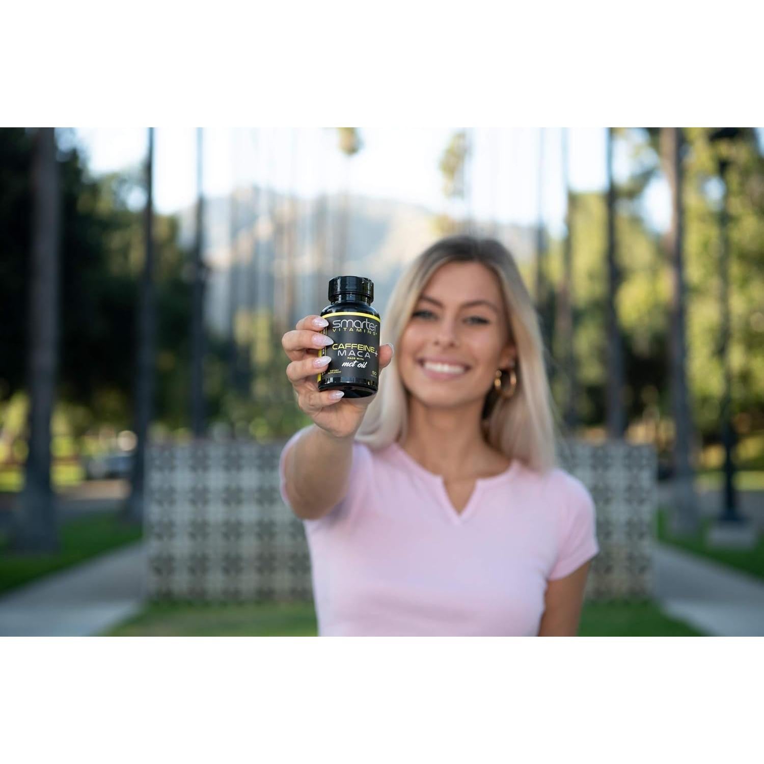 Suplemento Energético SmarterVitamins 150 Cápsulas 200mg Cafeína