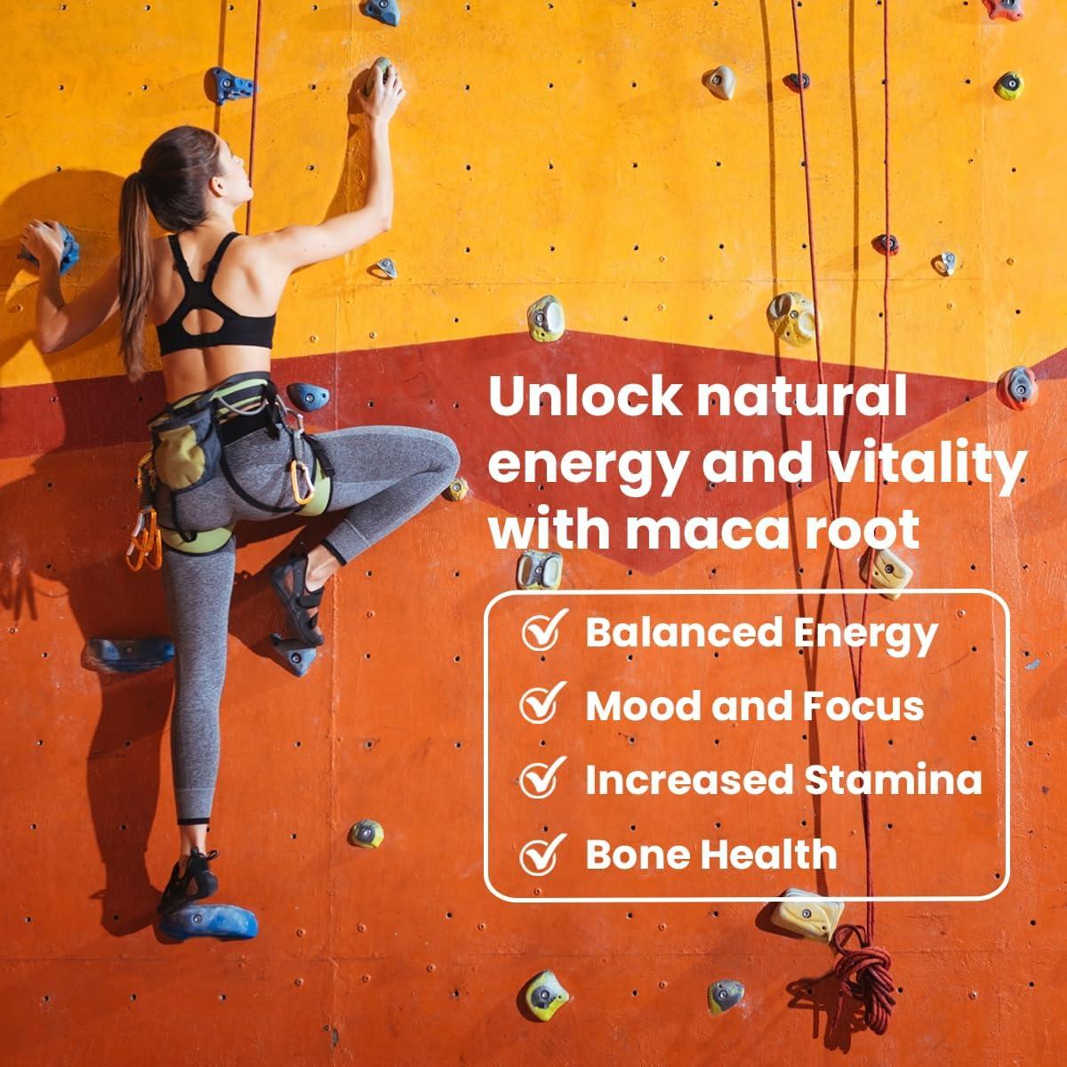 Suplemento de Raíz de Maca Sanar Naturals 1000 mg 120 Cápsulas
