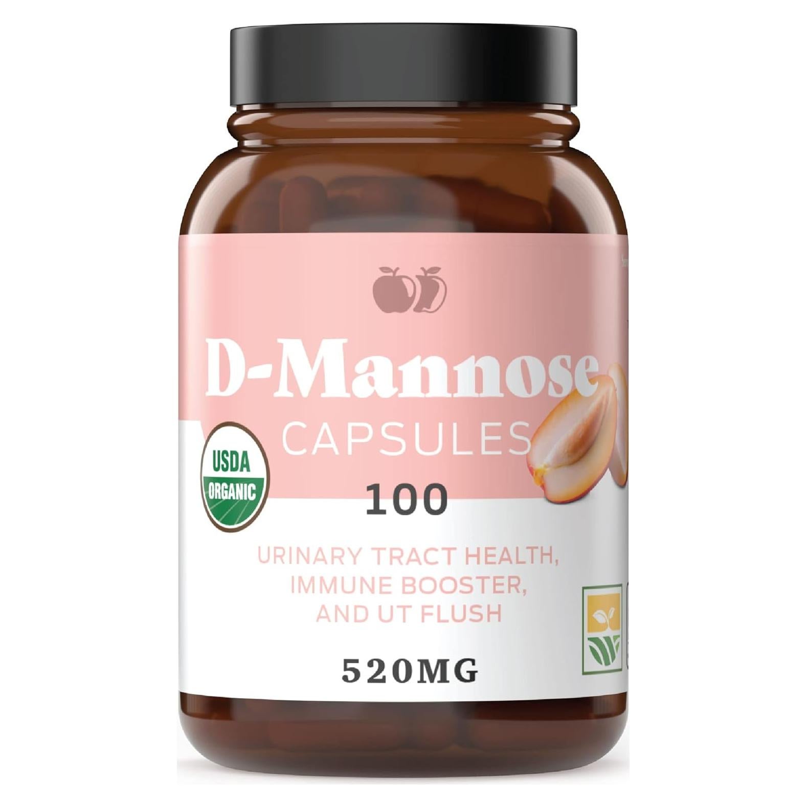 Cápsulas D-Mannose Orgánico Complete Natural 100 Unidades
