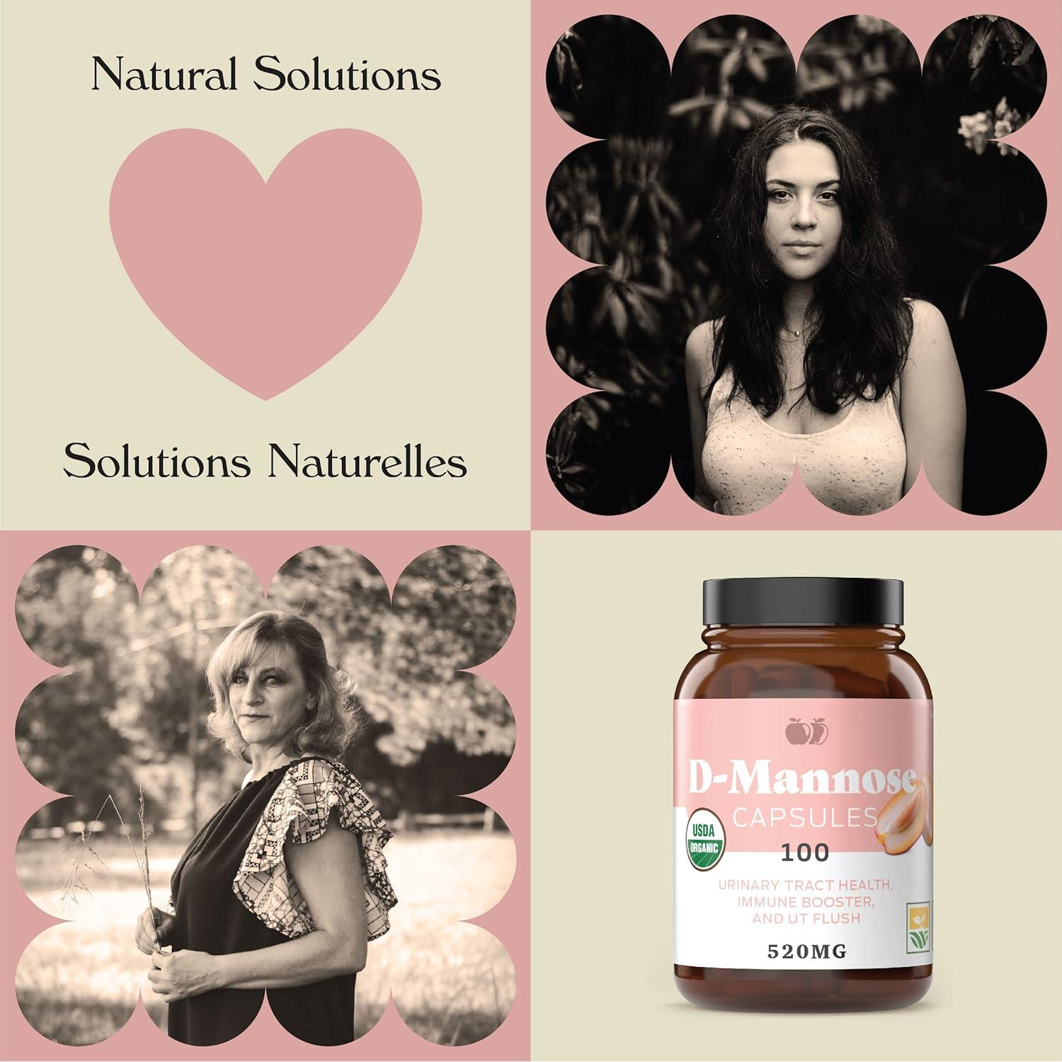 Cápsulas D-Mannose Orgánico Complete Natural 100 Unidades