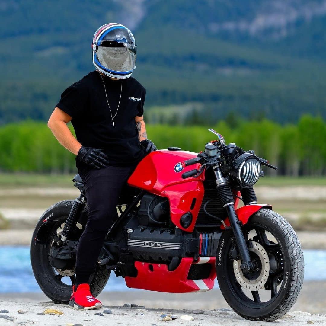 Guantes de Motocicleta Harssidanzar GM028 Cuero Táctil