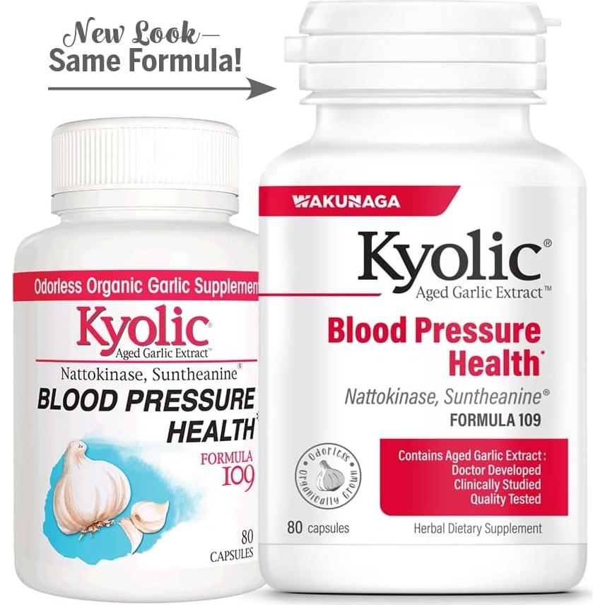 Extracto de Ajo Envejecido Kyolic 80 Cápsulas Salud Arterial