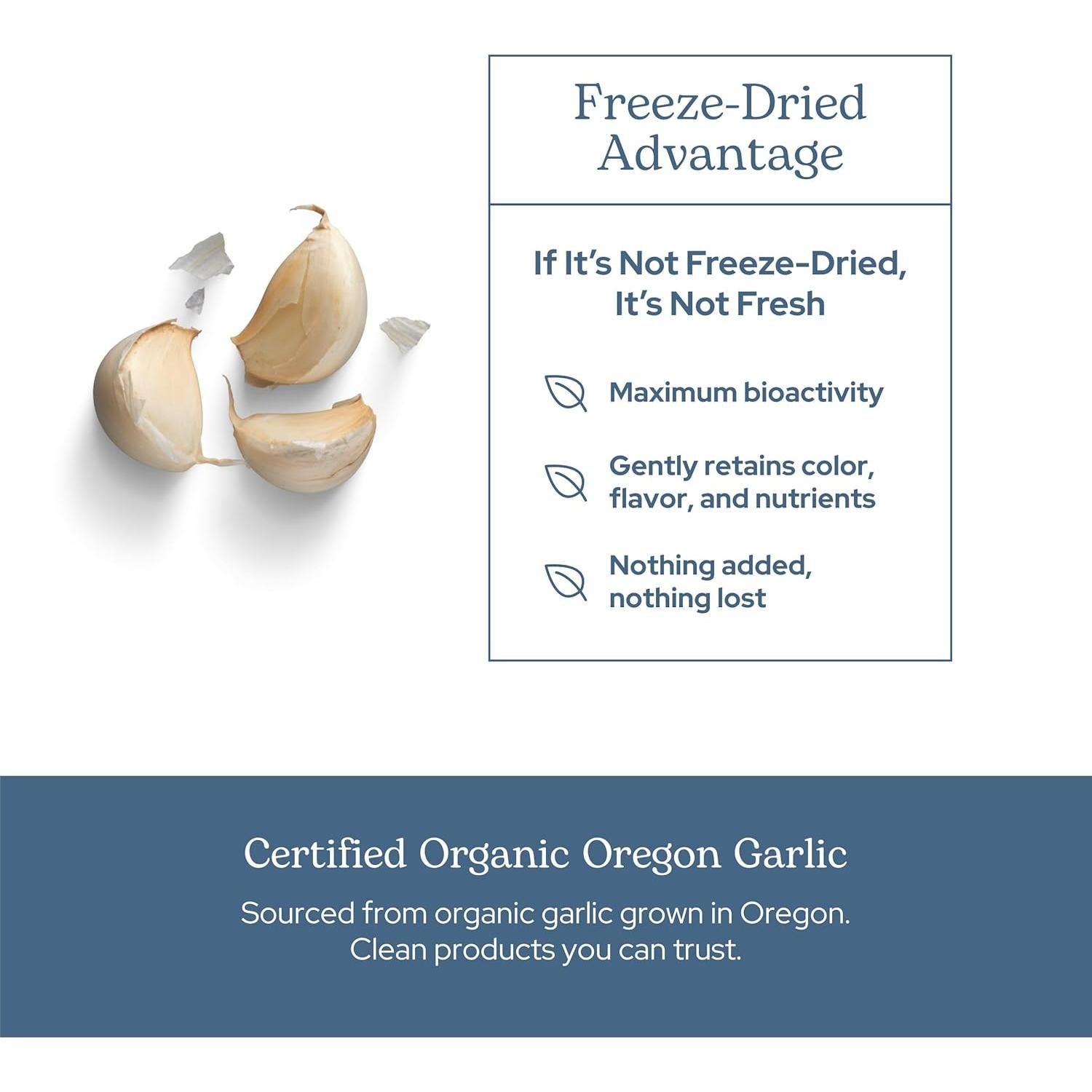 Cápsulas de Ajo Liofilizado Eclectic Herb 120 CT 550 mg