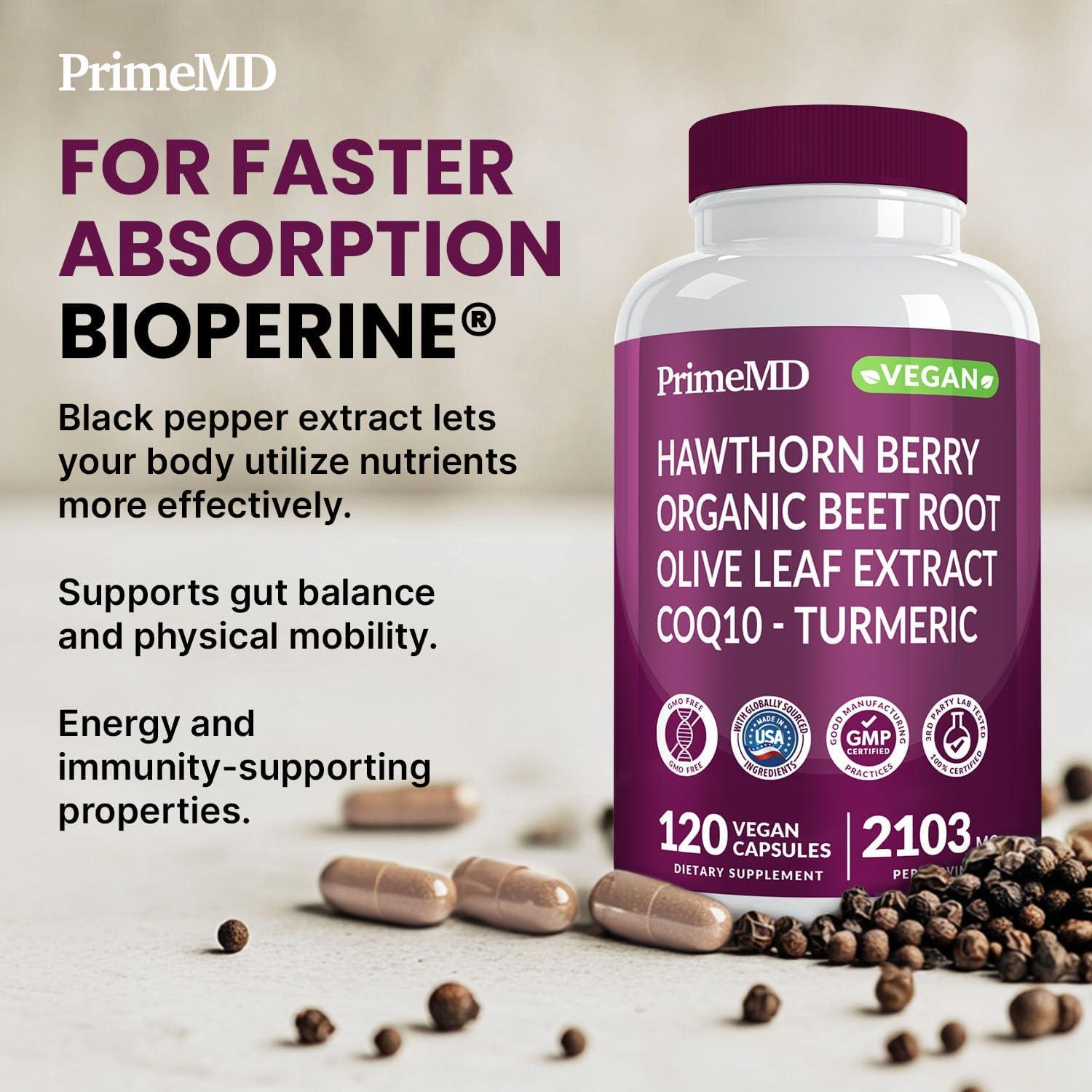 Suplemento Óxido Nítrico 26-en-1 PrimeMD 120 Cápsulas