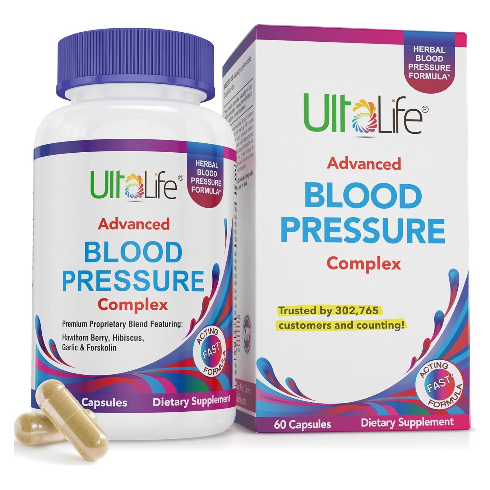 Suplemento de Presión Arterial UltaLife - 14 Vitaminas y Hierbas