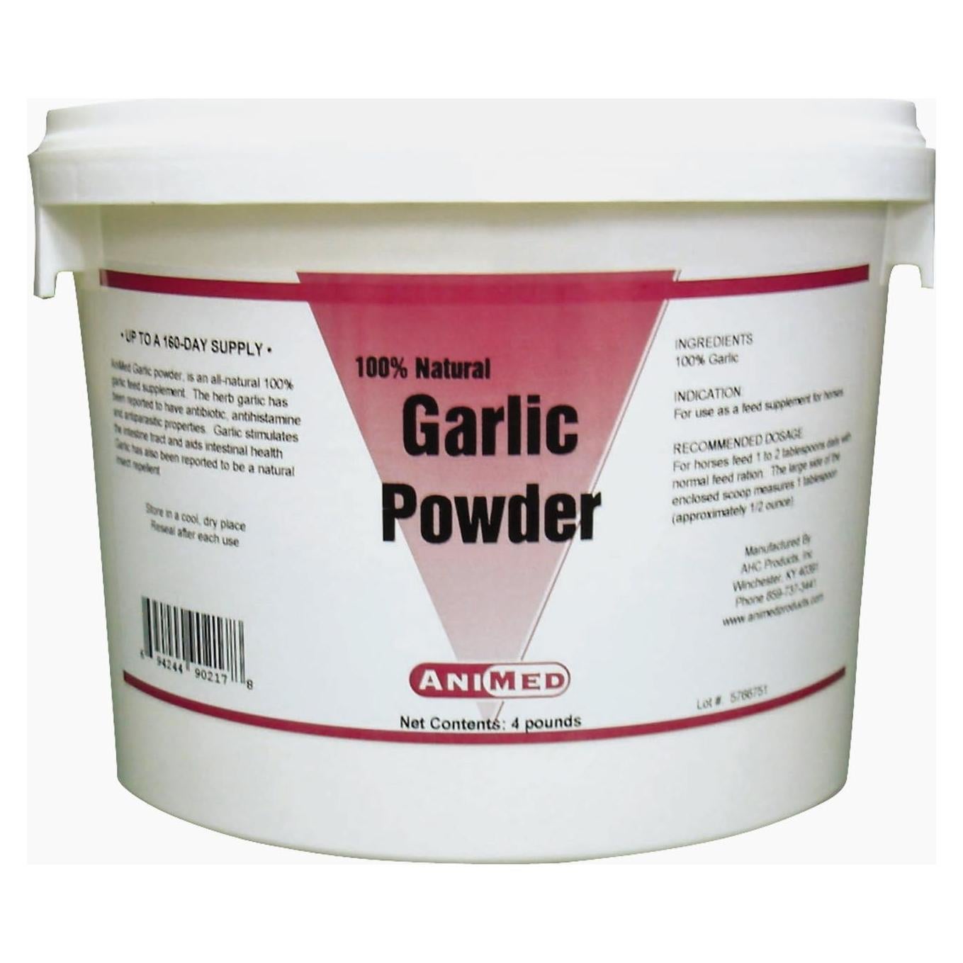 Polvo de Ajo 1.81kg AniMed - Salud Intestinal Caballos