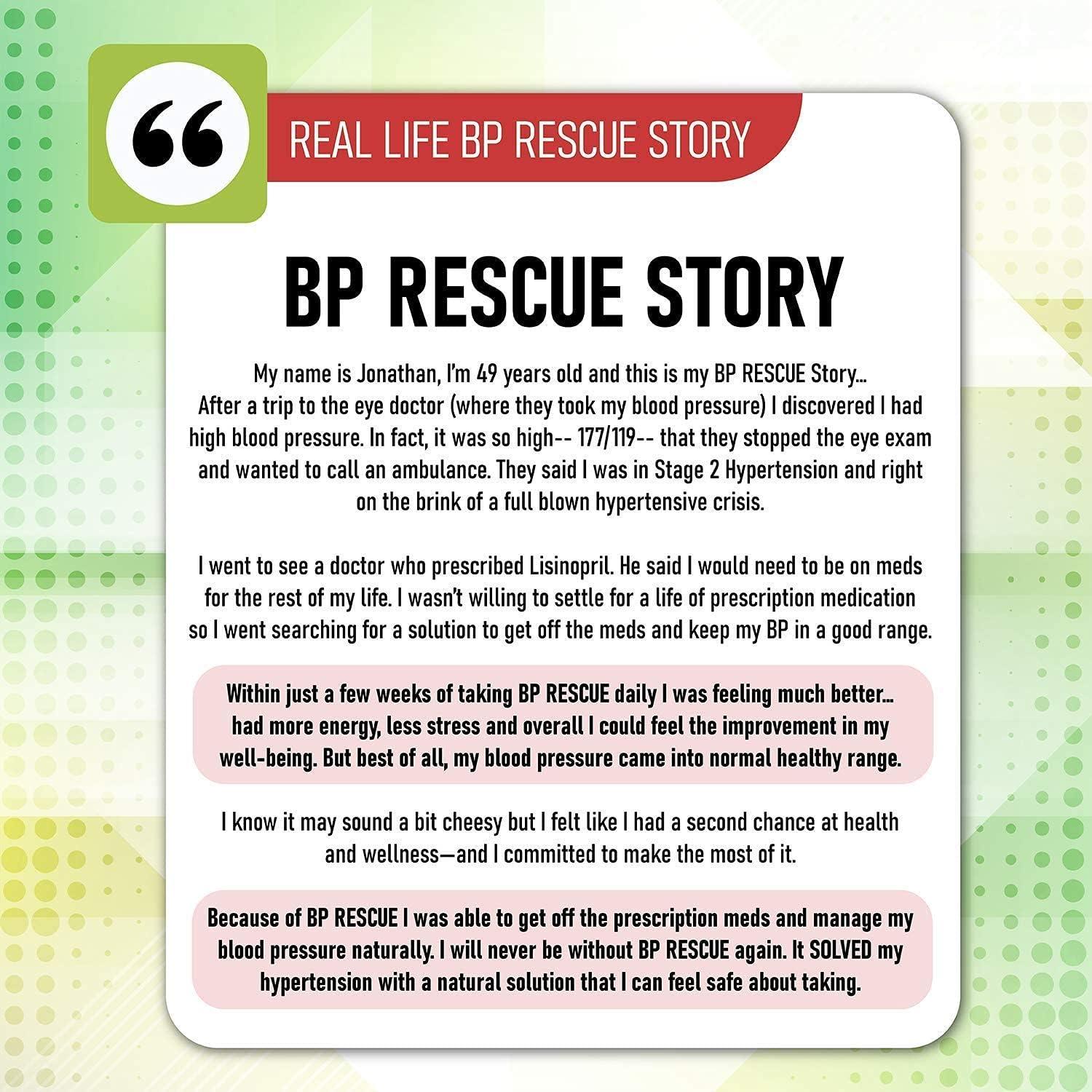 Suplemento Natural de Presión Arterial BP Rescue - Legacy Wellness - 14 Vitaminas y Hierbas