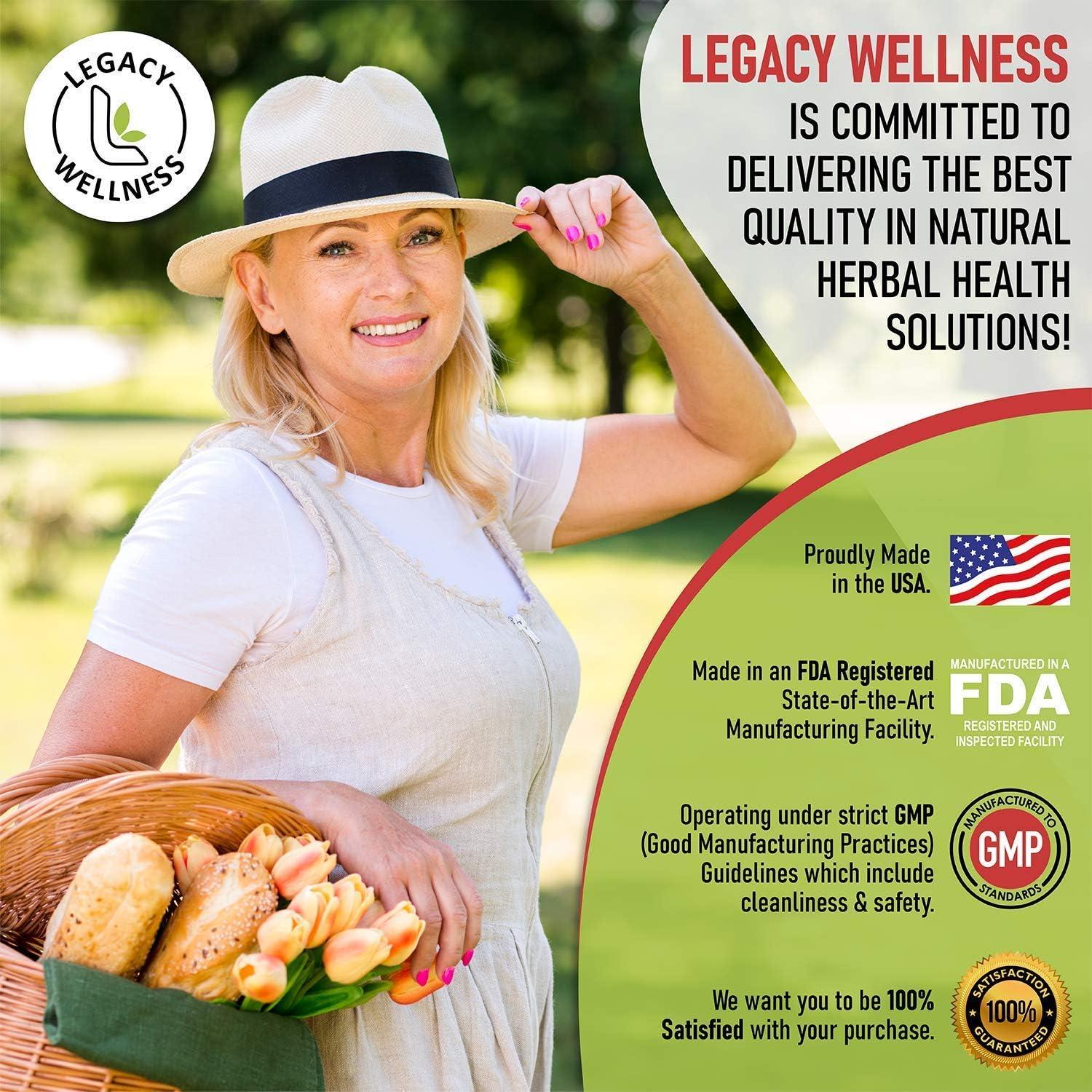 Suplemento Natural de Presión Arterial BP Rescue - Legacy Wellness - 14 Vitaminas y Hierbas