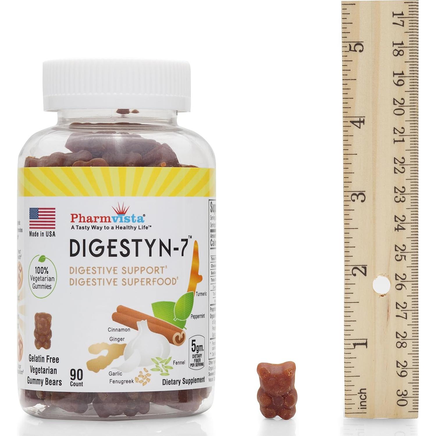 Gominolas Digestivas Orgánicas Digestyn-7 90 Unidades 200mg