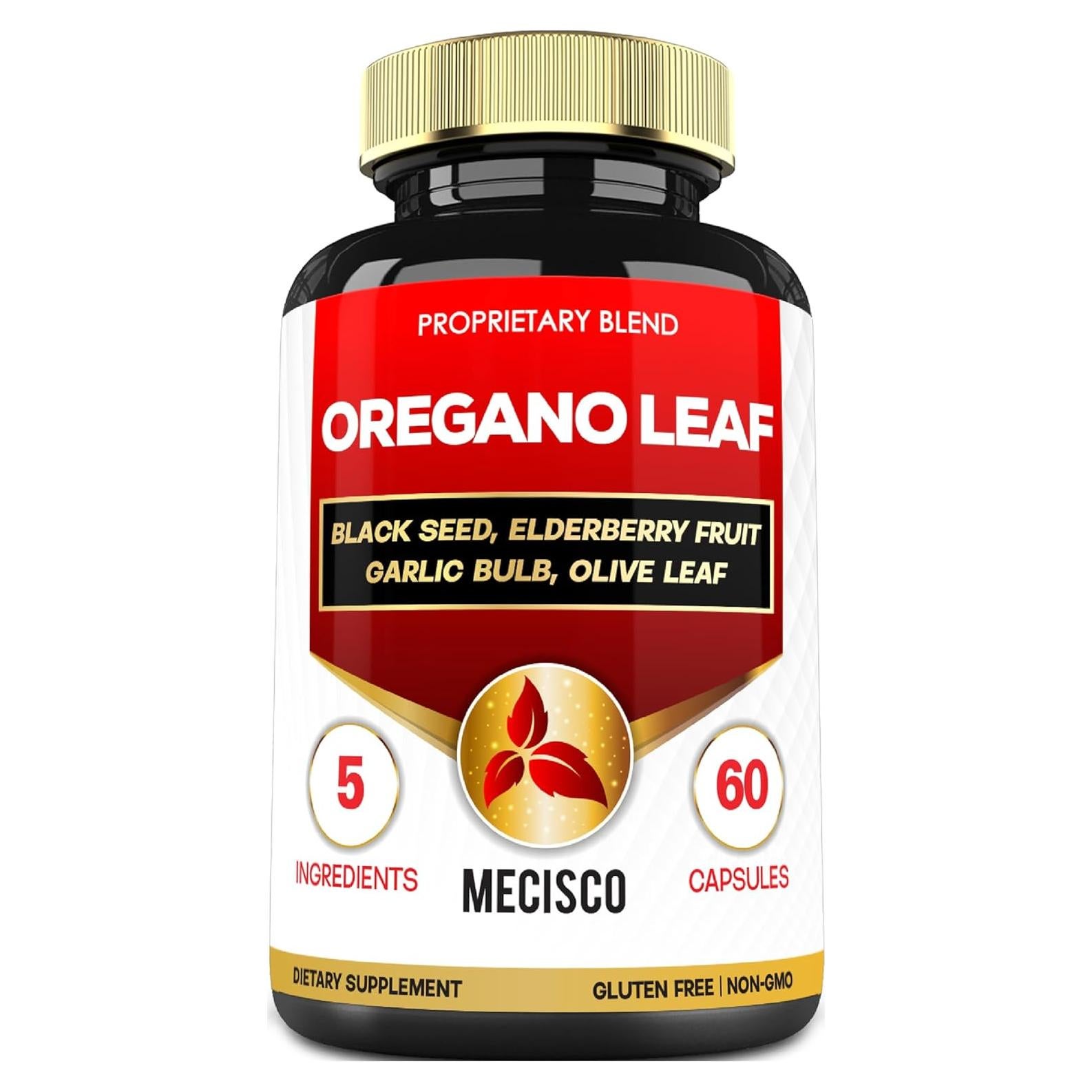 Cápsulas de Orégano 5en1 Mecisco - 60 Unidades Salud Digestiva