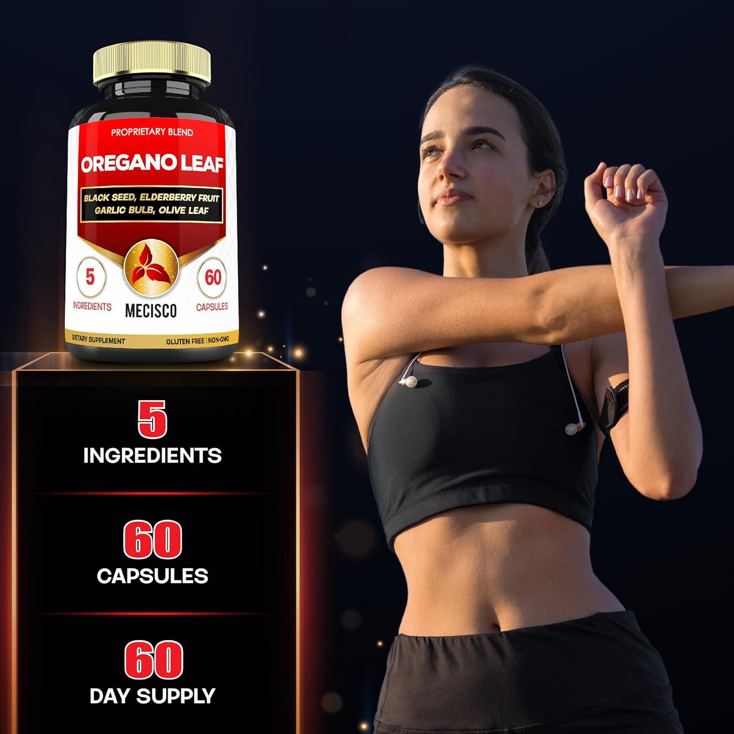 Cápsulas de Orégano 5en1 Mecisco - 60 Unidades Salud Digestiva