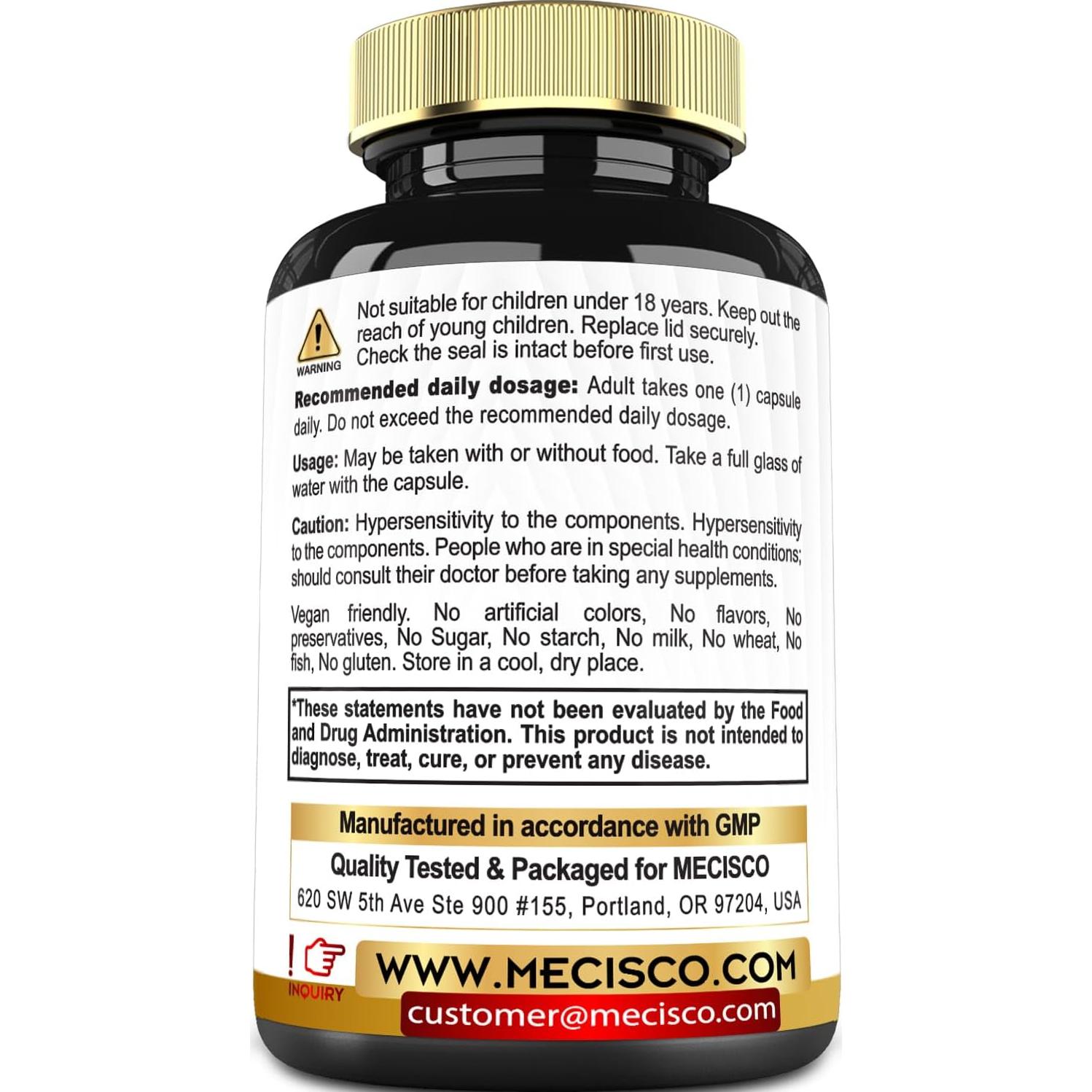 Cápsulas de Orégano 5en1 Mecisco - 60 Unidades Salud Digestiva