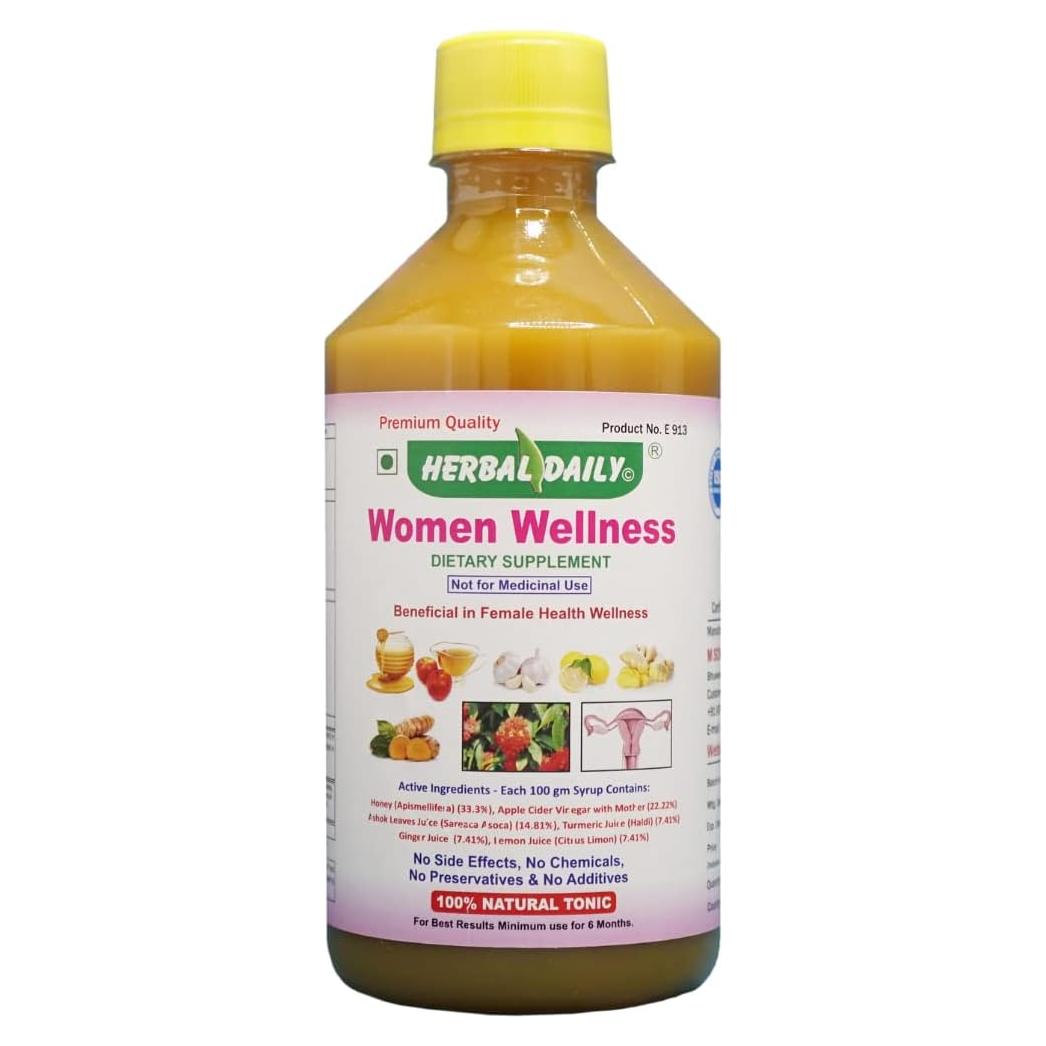Jarabe Bienestar Femenino 400ml - Suplemento Natural Herbal Daily