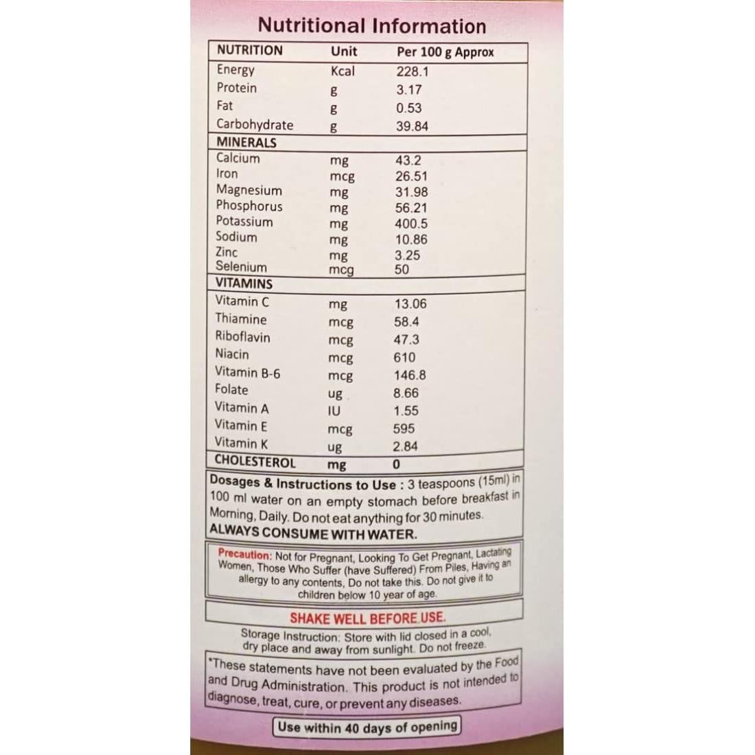 Jarabe Bienestar Femenino 400ml - Suplemento Natural Herbal Daily