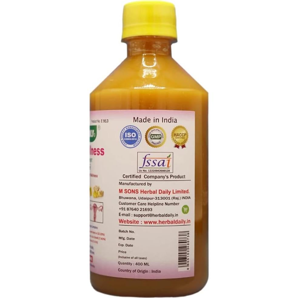 Jarabe Bienestar Femenino 400ml - Suplemento Natural Herbal Daily