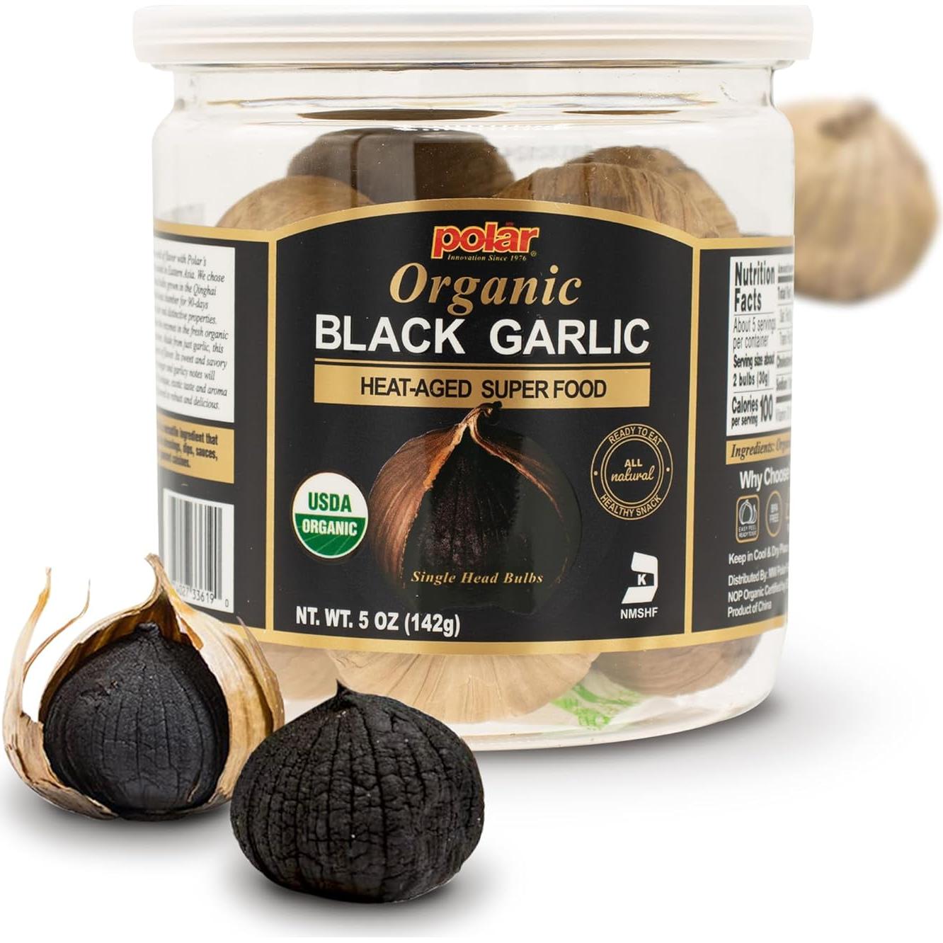 Ajo Negro Orgánico MW Polar 142 g - Snack Saludable Natural