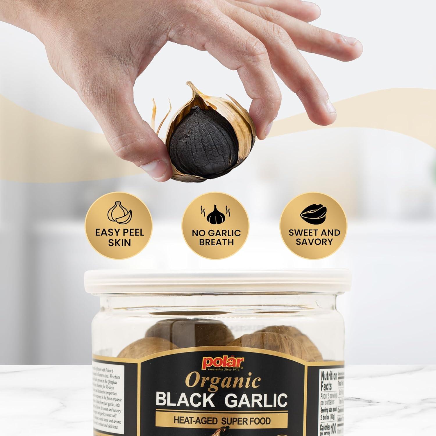 Ajo Negro Orgánico MW Polar 142 g - Snack Saludable Natural