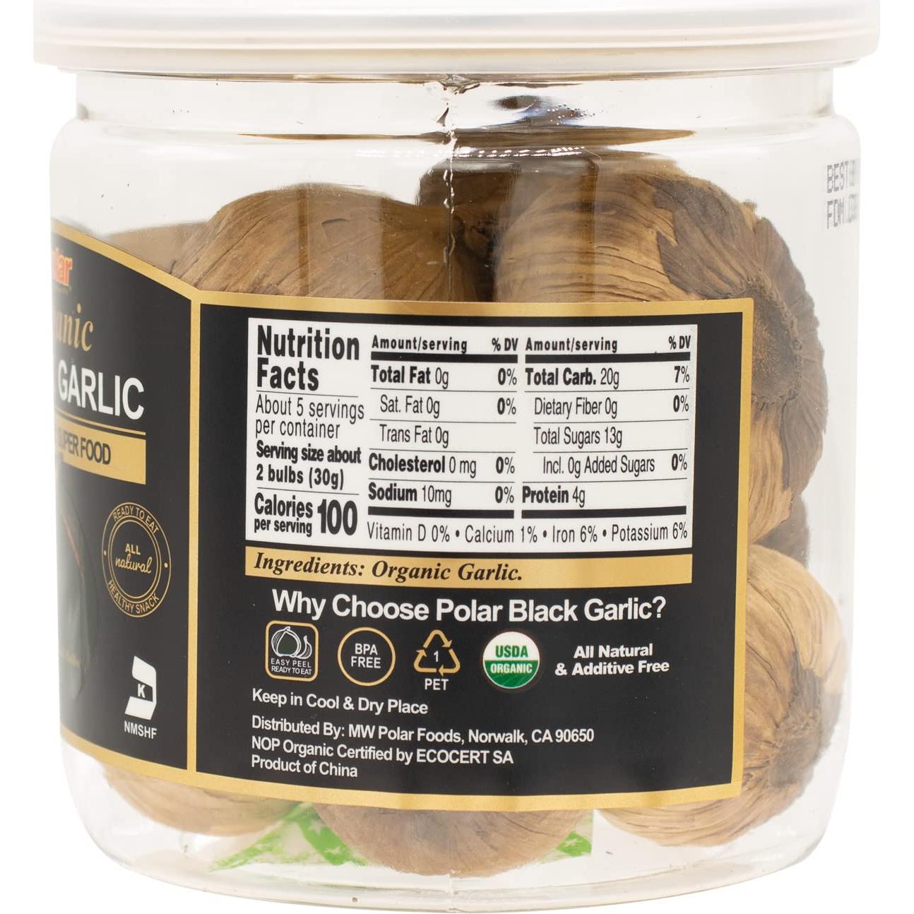 Ajo Negro Orgánico MW Polar 142 g - Snack Saludable Natural