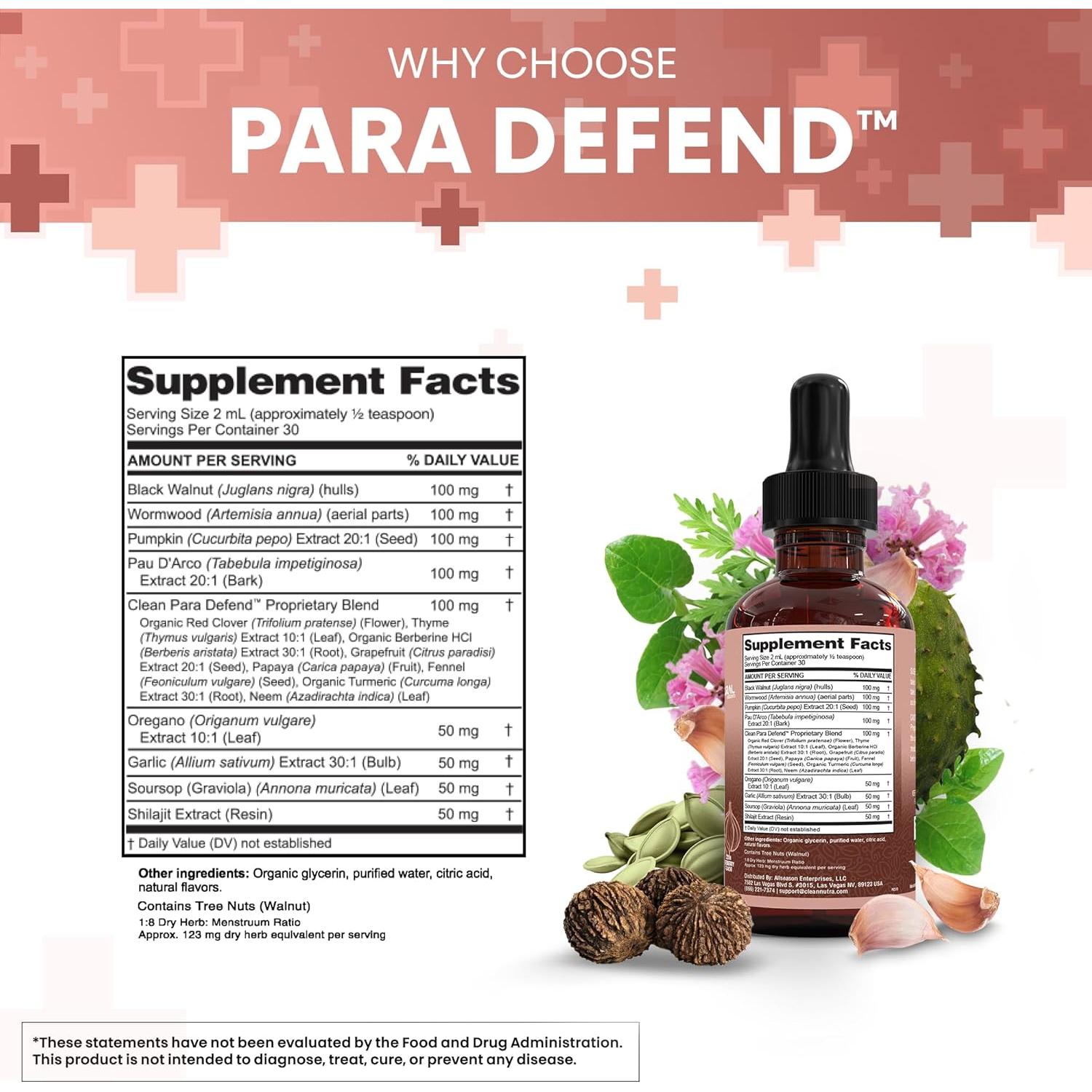 Gotas Líquidas Clean Nutra Ajenjo Nuez Negra 132g