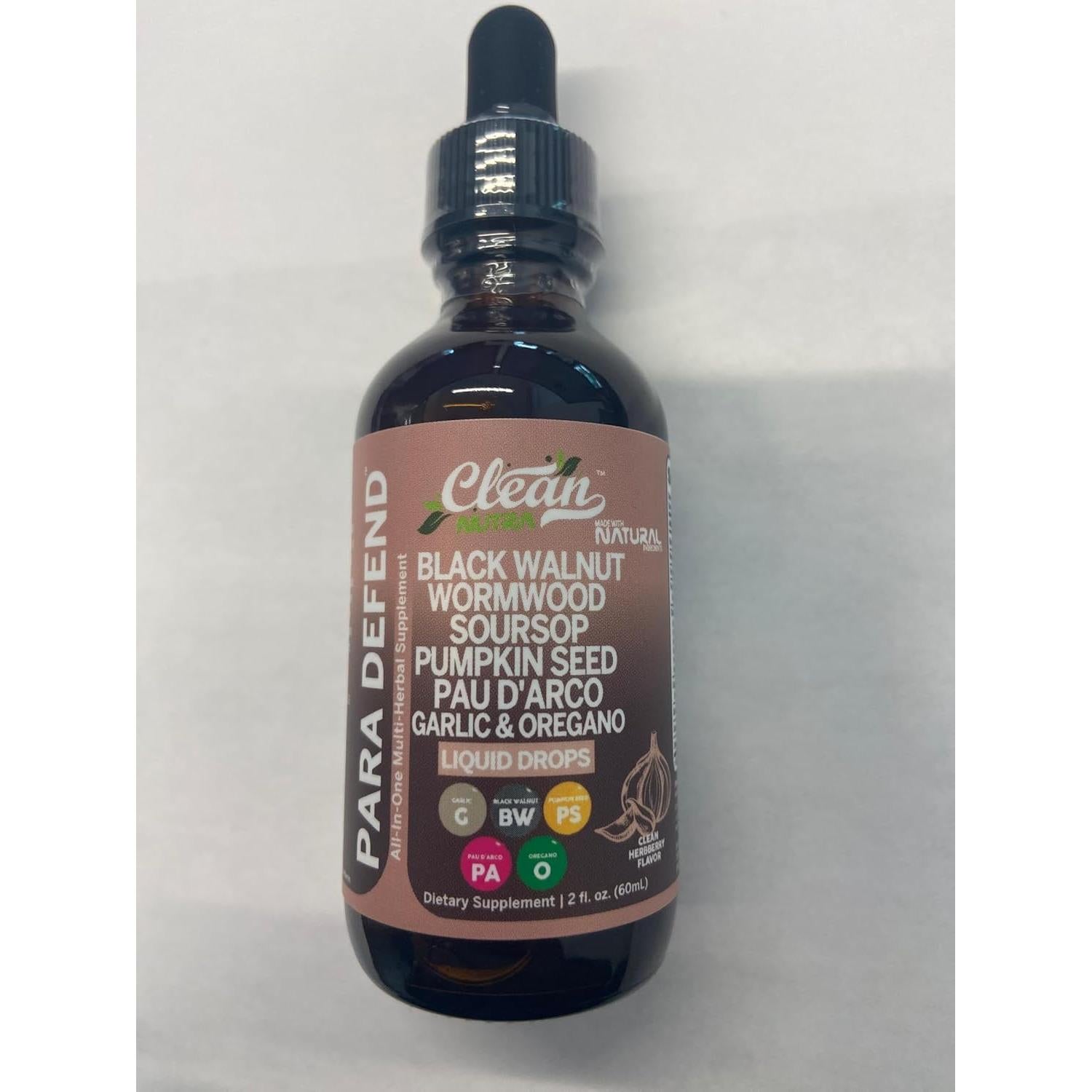 Gotas Líquidas Clean Nutra Ajenjo Nuez Negra 132g